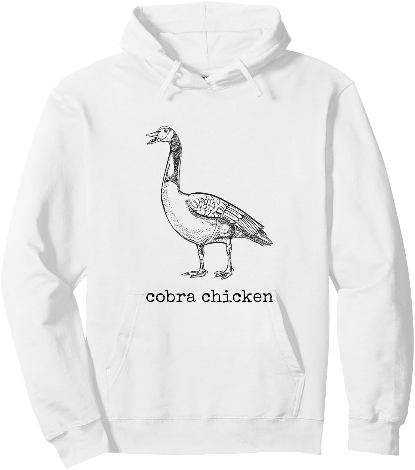 Cobra Chicken Funny Goose Wrong Animal Name Joke Hoodie - Hoodie | White