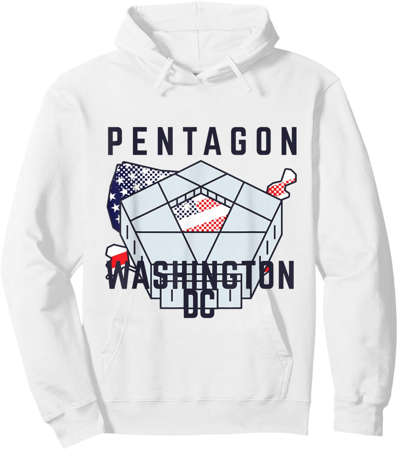 The Pentagon, Washington DC Hoodie - Hoodie | White