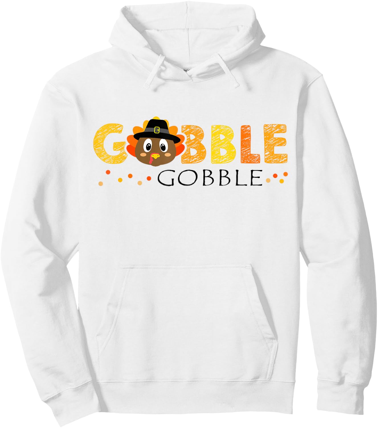 Adult and Kids Fall Shirts by RobustCreative Boys Thanksgiving & Christmas Cartoon Turkey Blue S Hoodie - Hoodie | White