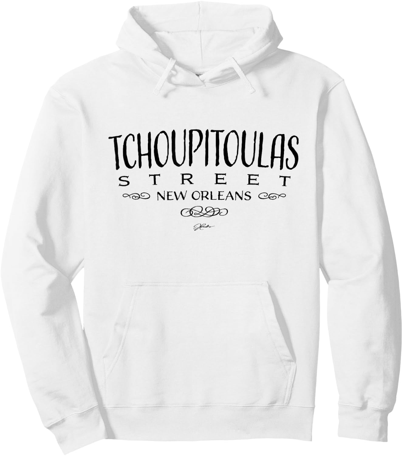 JCombs: Tchoupitoulas Street, New Orleans, Louisiana Hoodie - Hoodie | White