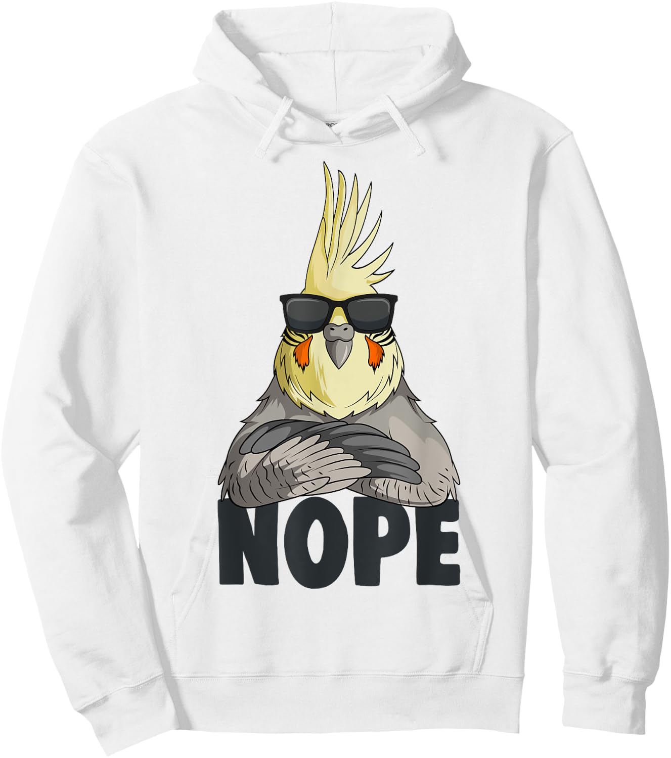 Cockatiel Bird Women Kids Girl Hoodie - Hoodie | White