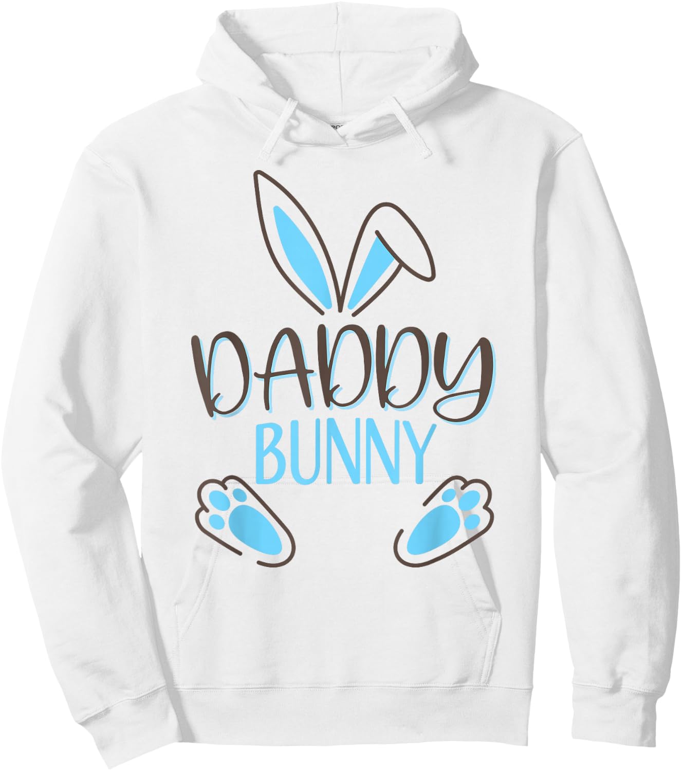 Daddy Bunny Easter Costume Dad Father Hoodie - Hoodie | White