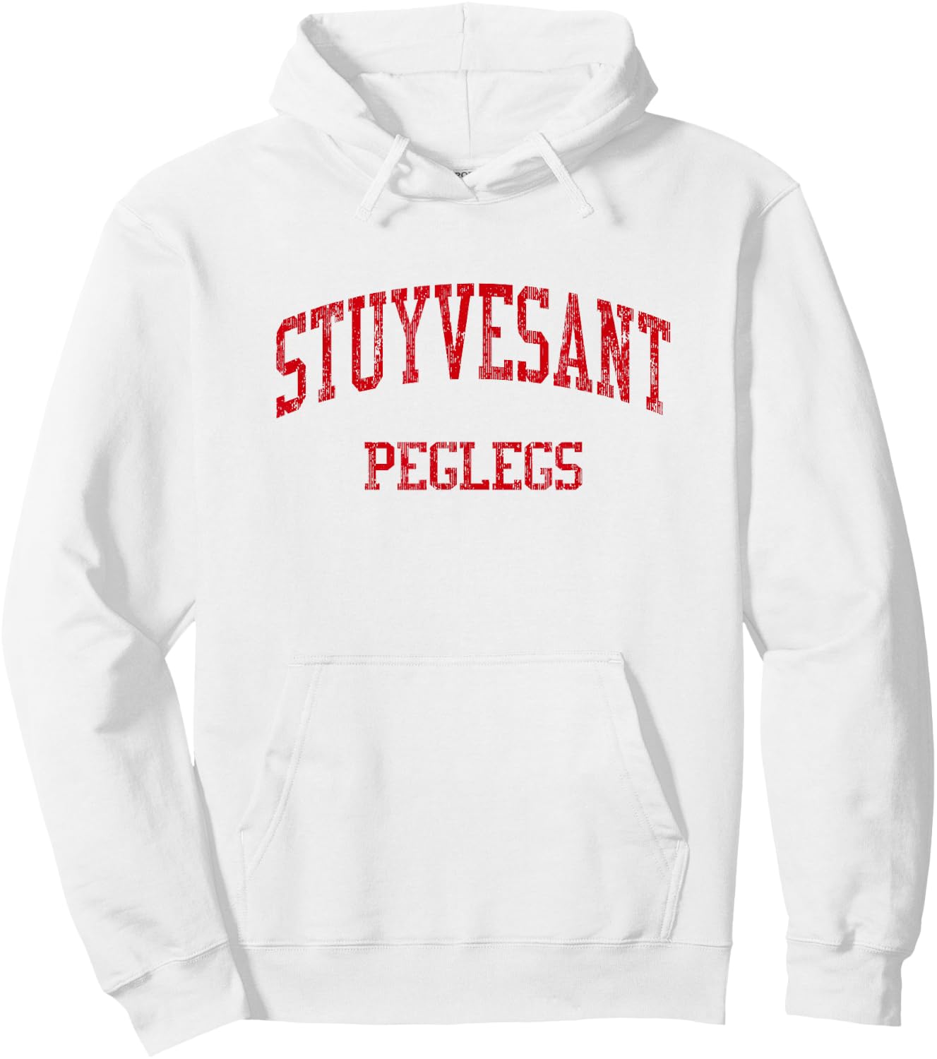 Stuyvesant High School HS New York NY Vintage Sports Hoodie - Hoodie | White