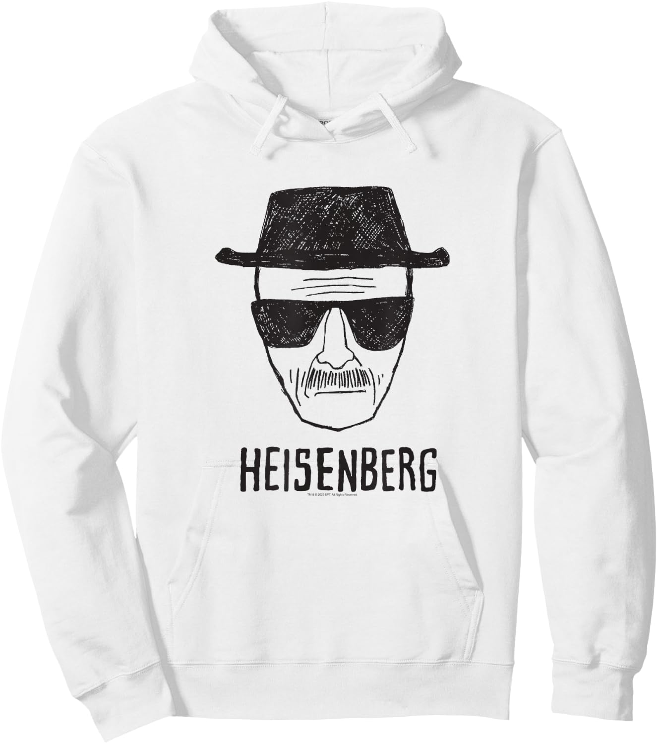 Breaking Bad Heisenberg Sketching , gray Hoodie - Hoodie | White