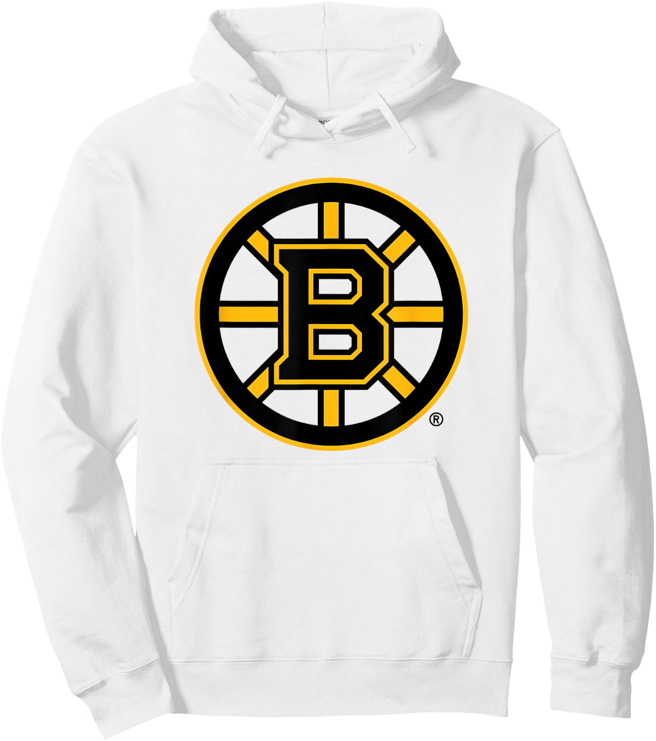 Boston Bruins Icon White Officially Licensed Hoodie - Hoodie | White