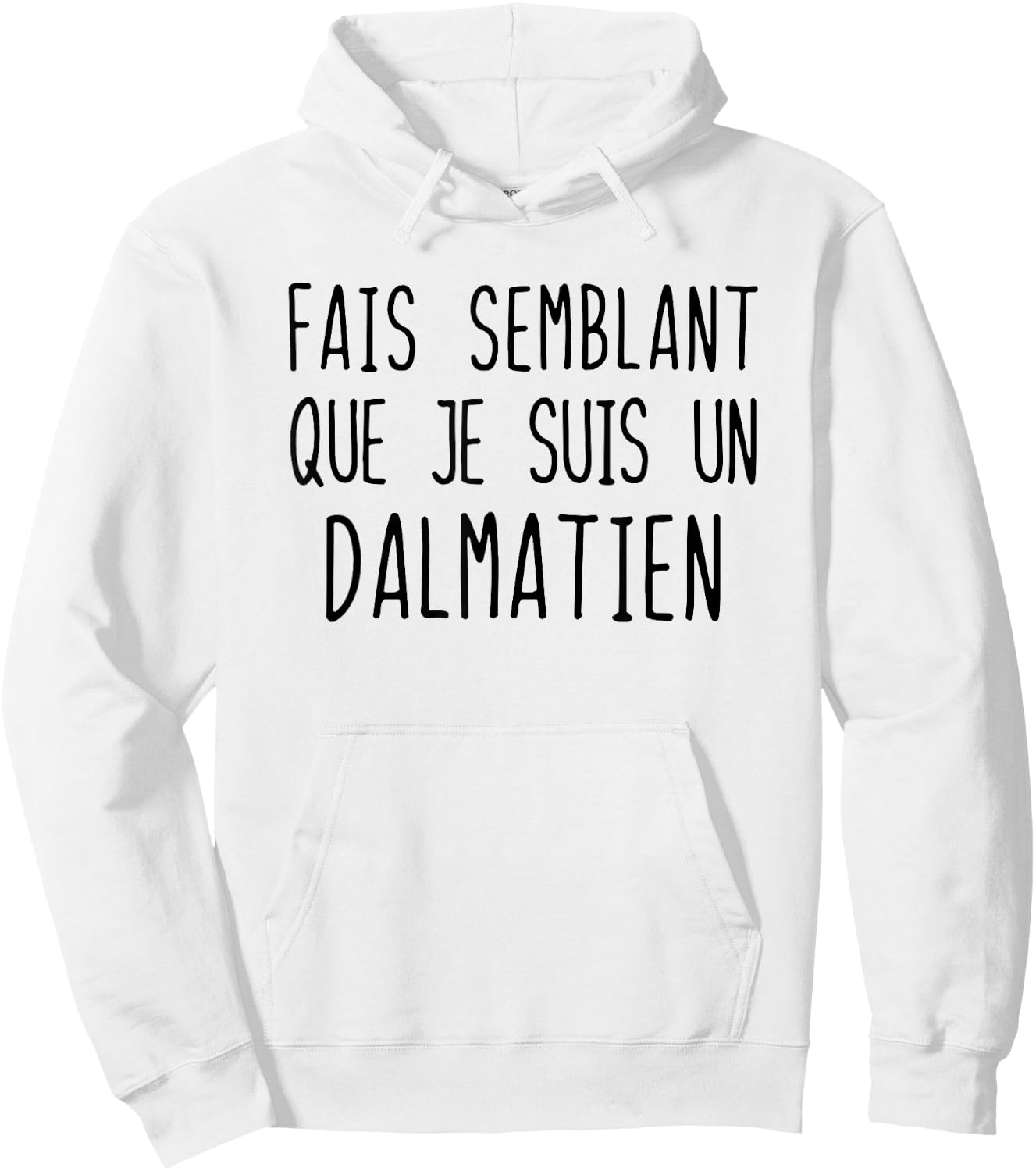 Funny Dalmatian Costume for Halloween Costume , white, S Hoodie - Hoodie | White