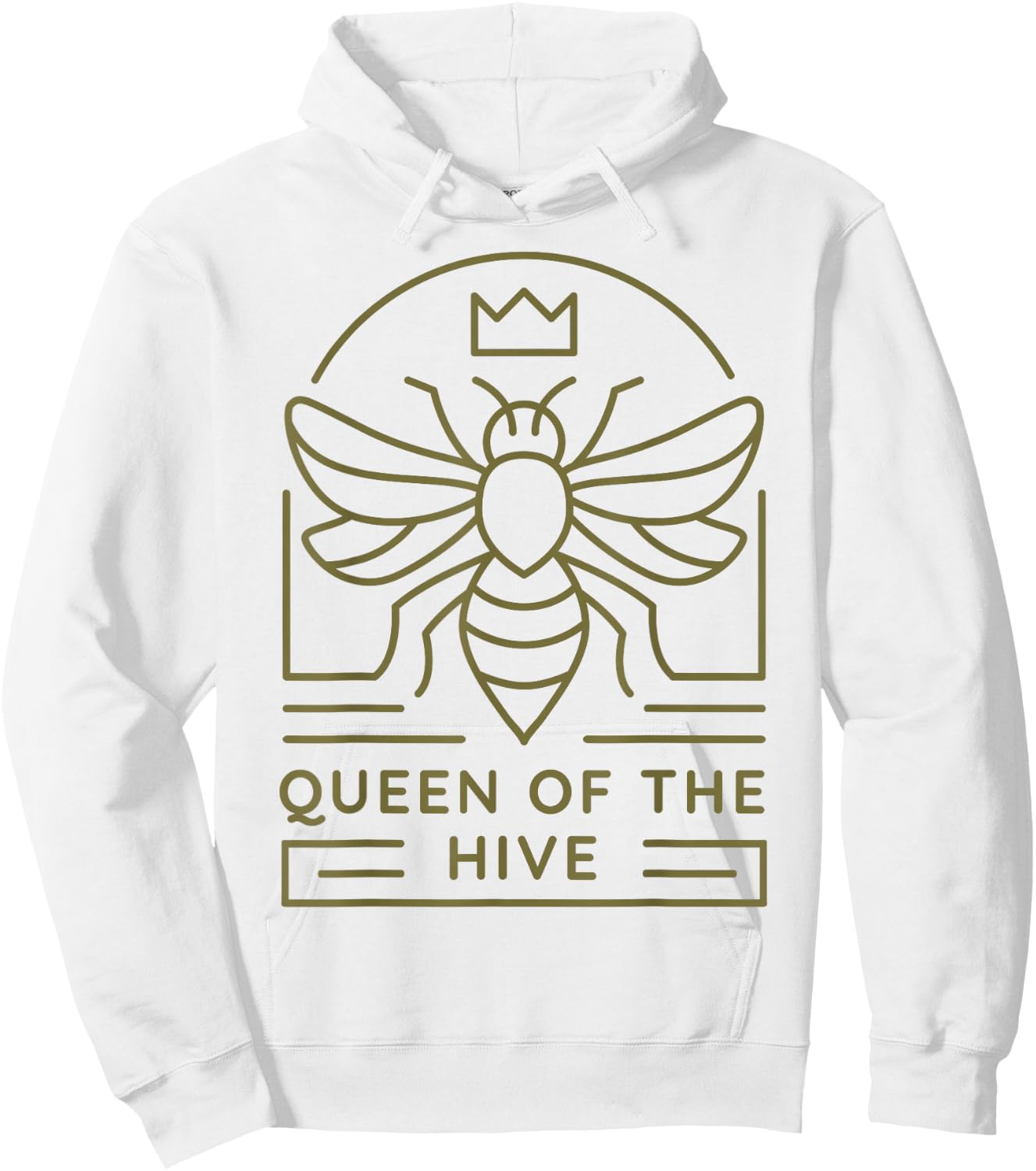 Beekeeper Outfit Women Bee Lover Queen Of The Hive Hoodie - Hoodie | White