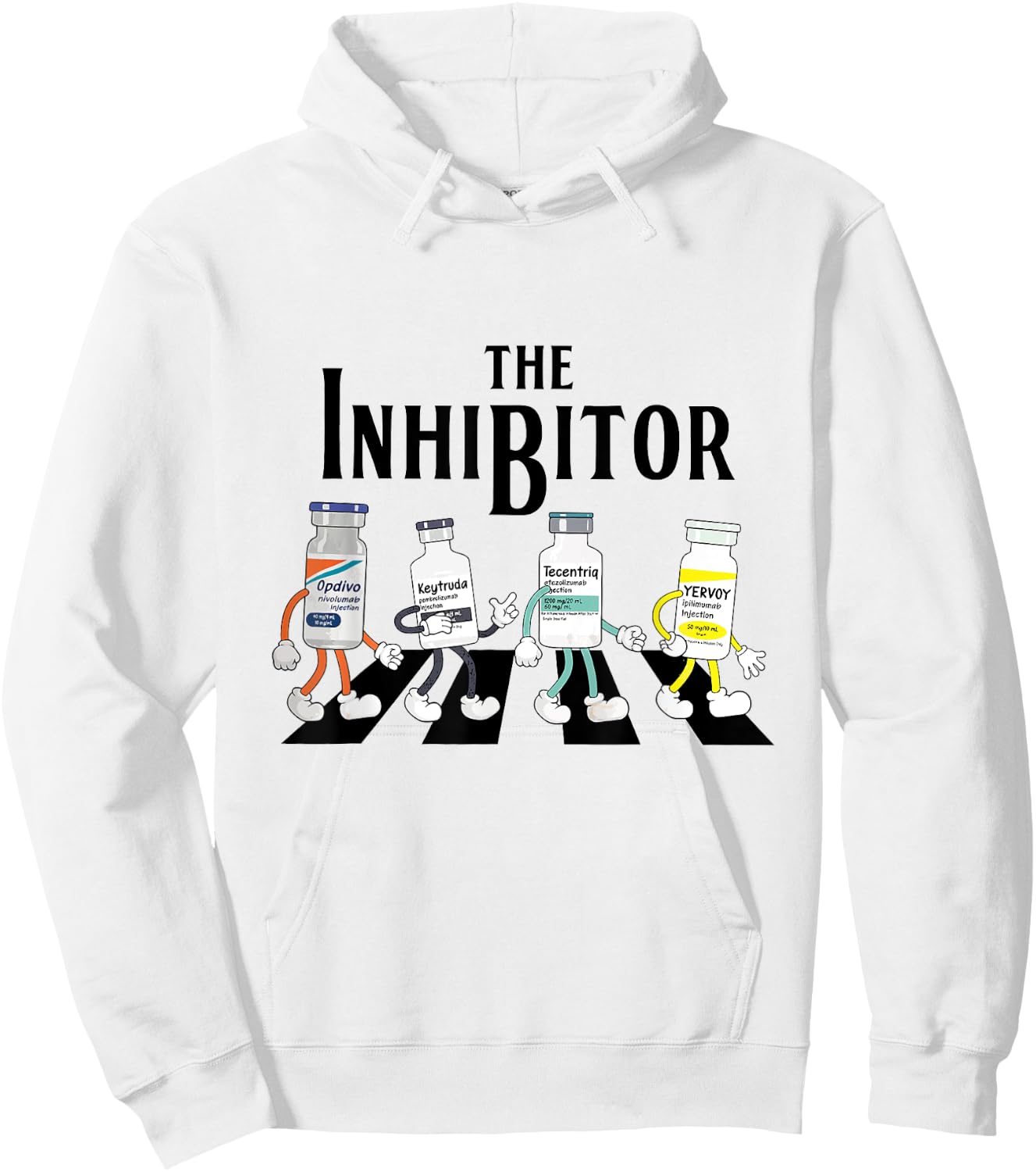 Oncology Nurse Shirt The Inhibitor Immunotherapy Hoodie - Hoodie | White