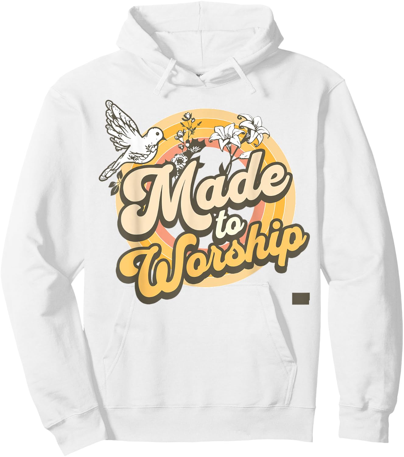 Made To Worship Hoodie - Hoodie | White