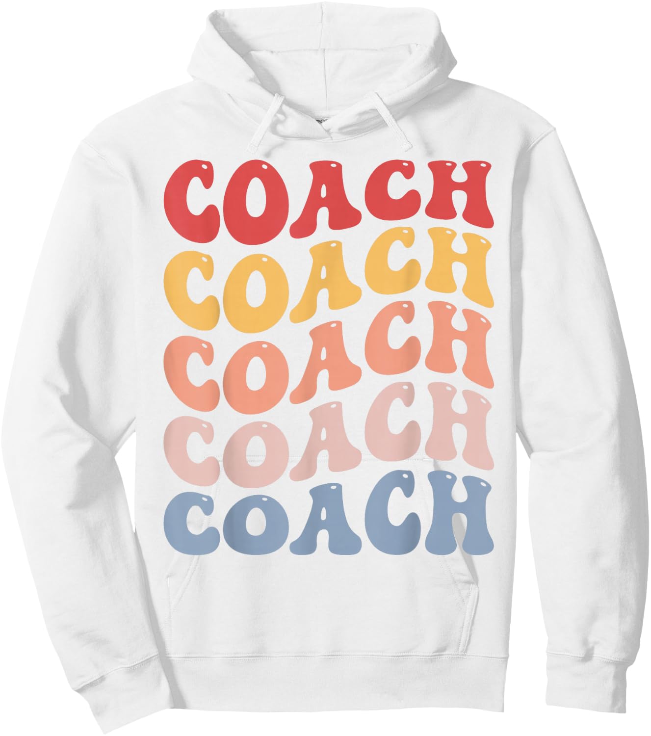 Coach Groovy Retro Hoodie - Hoodie | White