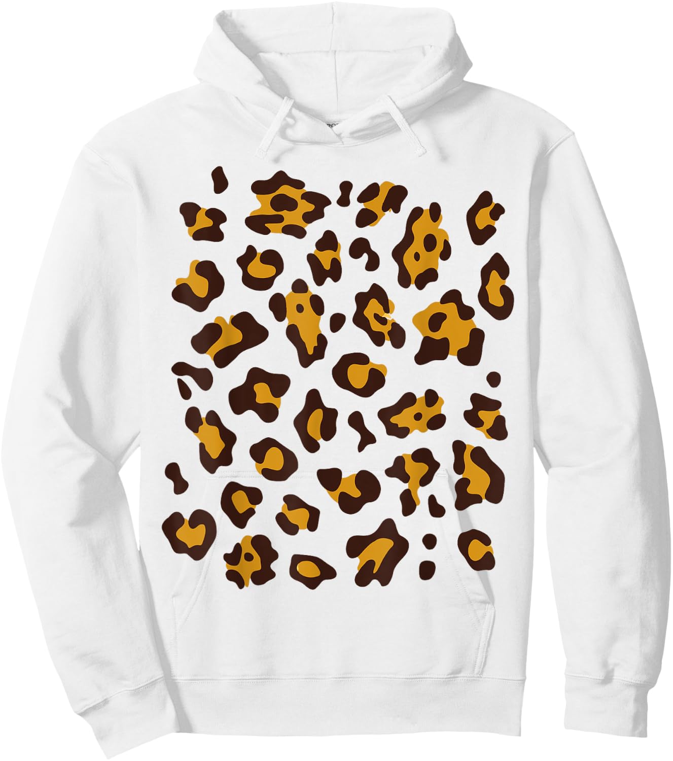 Cute Yellow Leopard Print Costume For Kids and Toddlers Hoodie - Hoodie | White