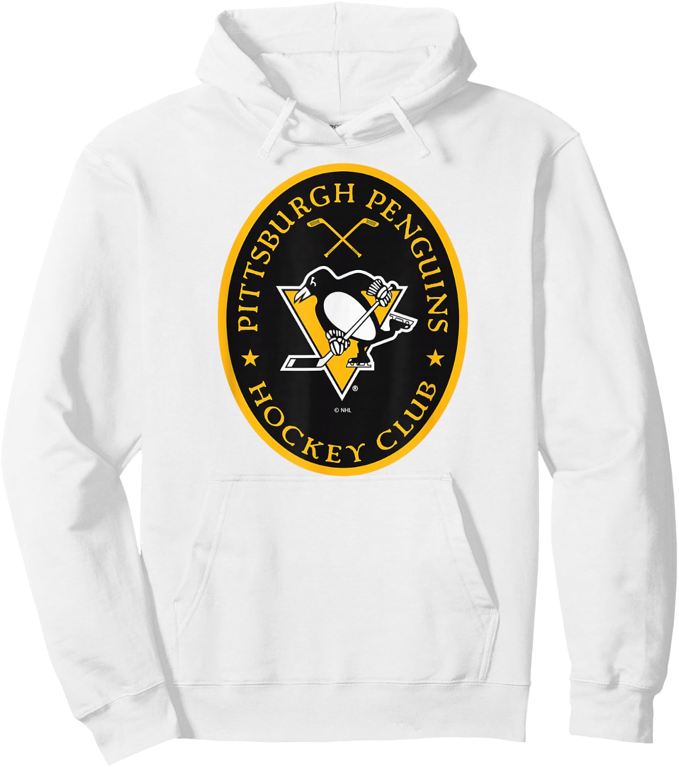 Pittsburgh Penguins Iconic Officially Licensed Hoodie - Hoodie | White