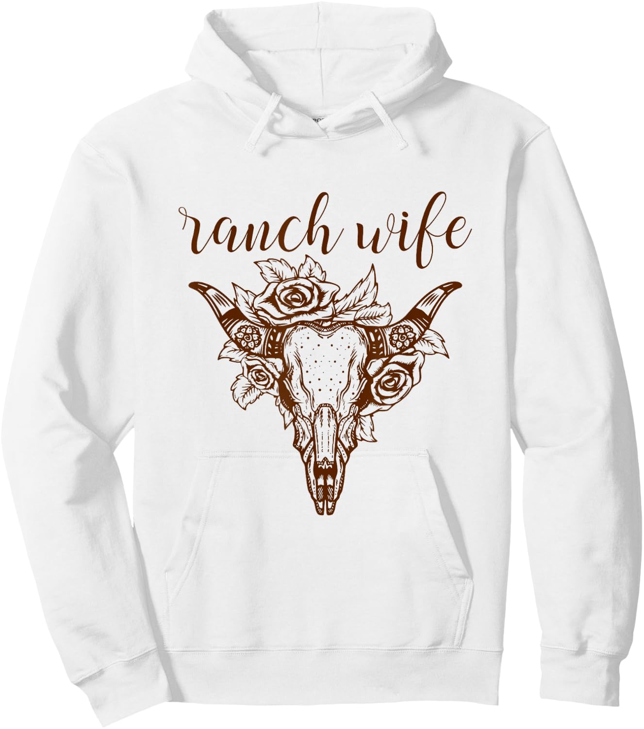Ranch Wife Country Mama Tried Rodeo Music Outlaw Hippie Barn Hoodie - Hoodie | White