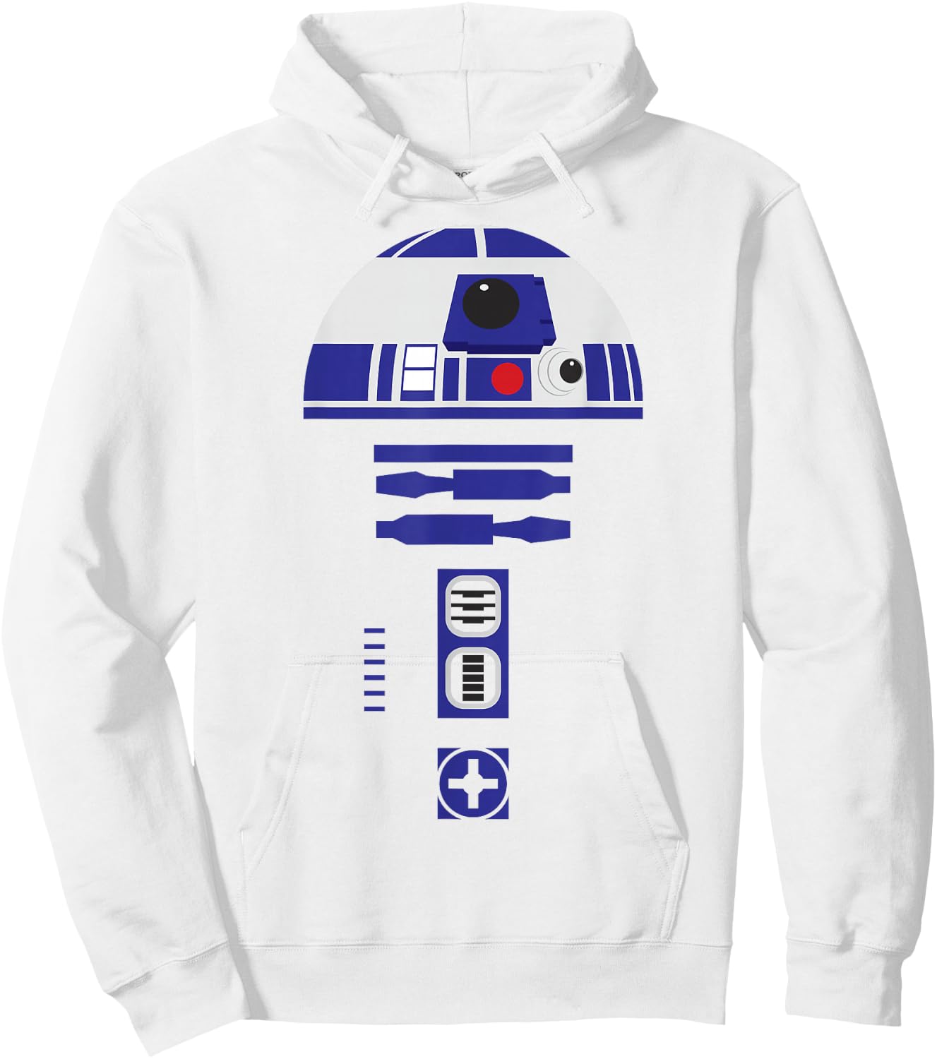 Star Wars Halloween Simple R2-D2 Costume Hoodie - Hoodie | White
