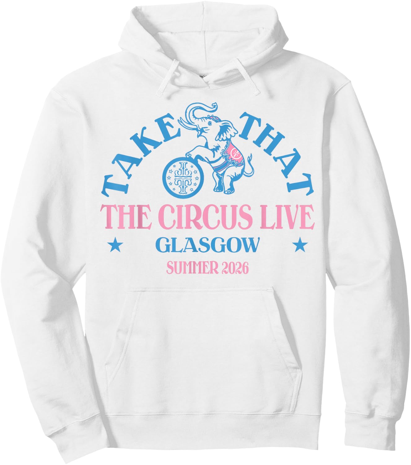 Take that The Circus Live Glasgow Hoodie - Hoodie | White