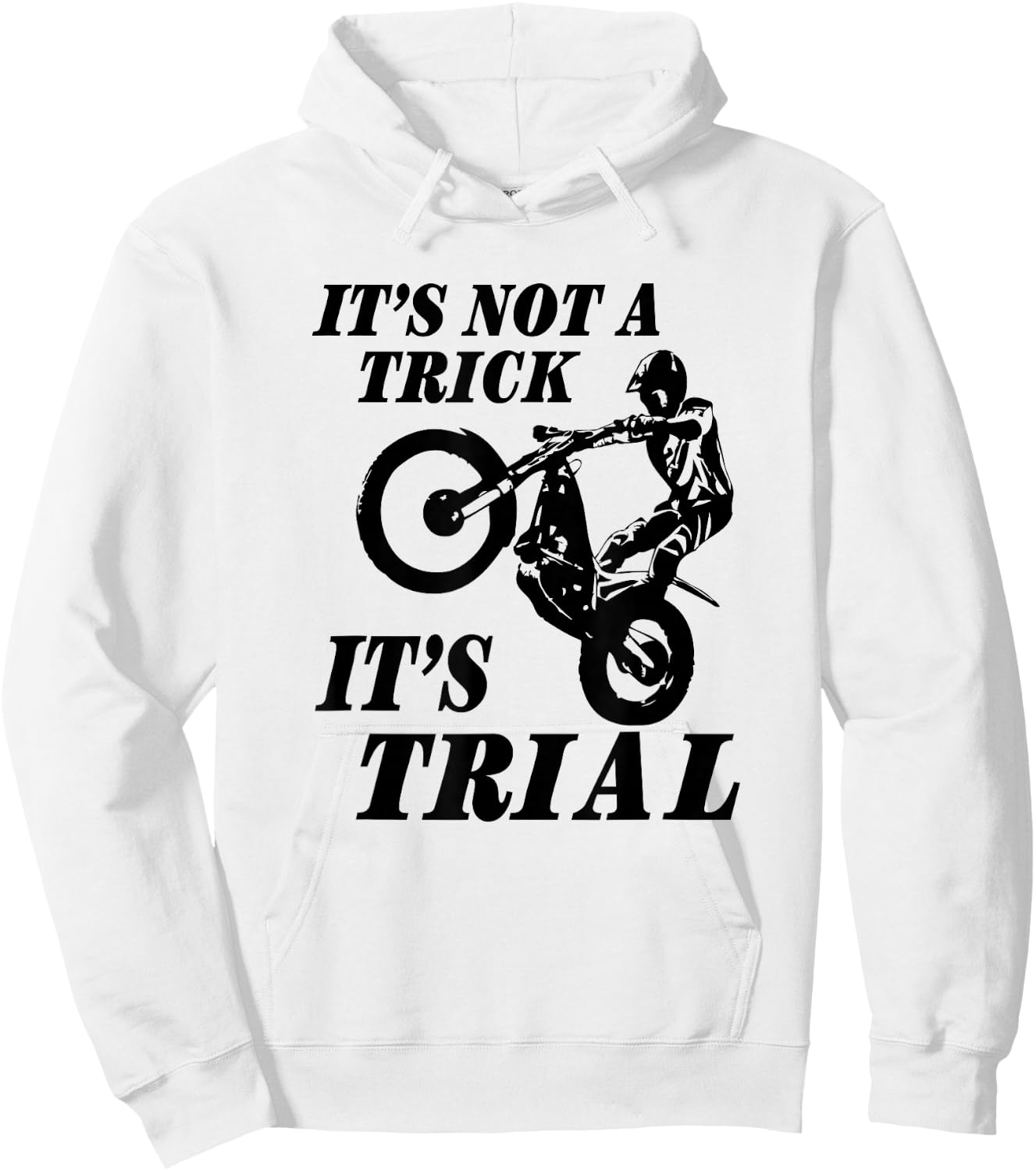 Trial Motorcycle Trial Driver Moto Trial Hoodie - Hoodie | White
