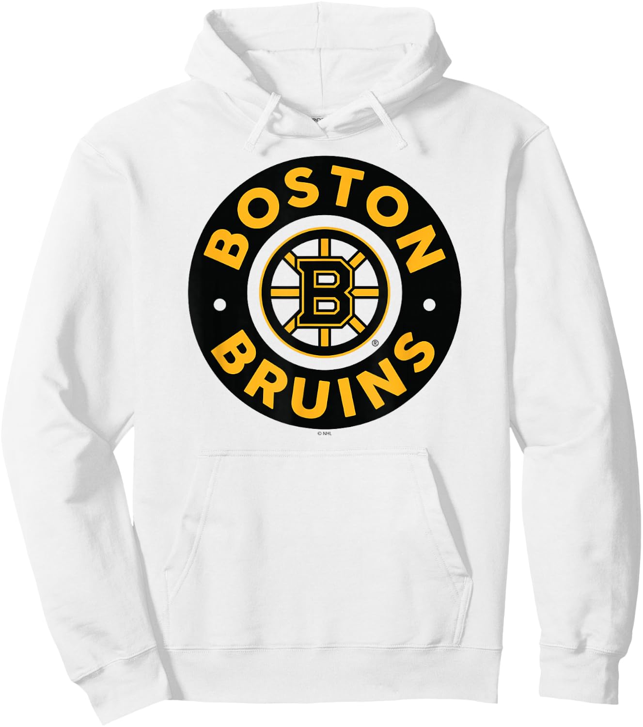 Boston Bruins Symbol White Officially Licensed Hoodie - Hoodie | White