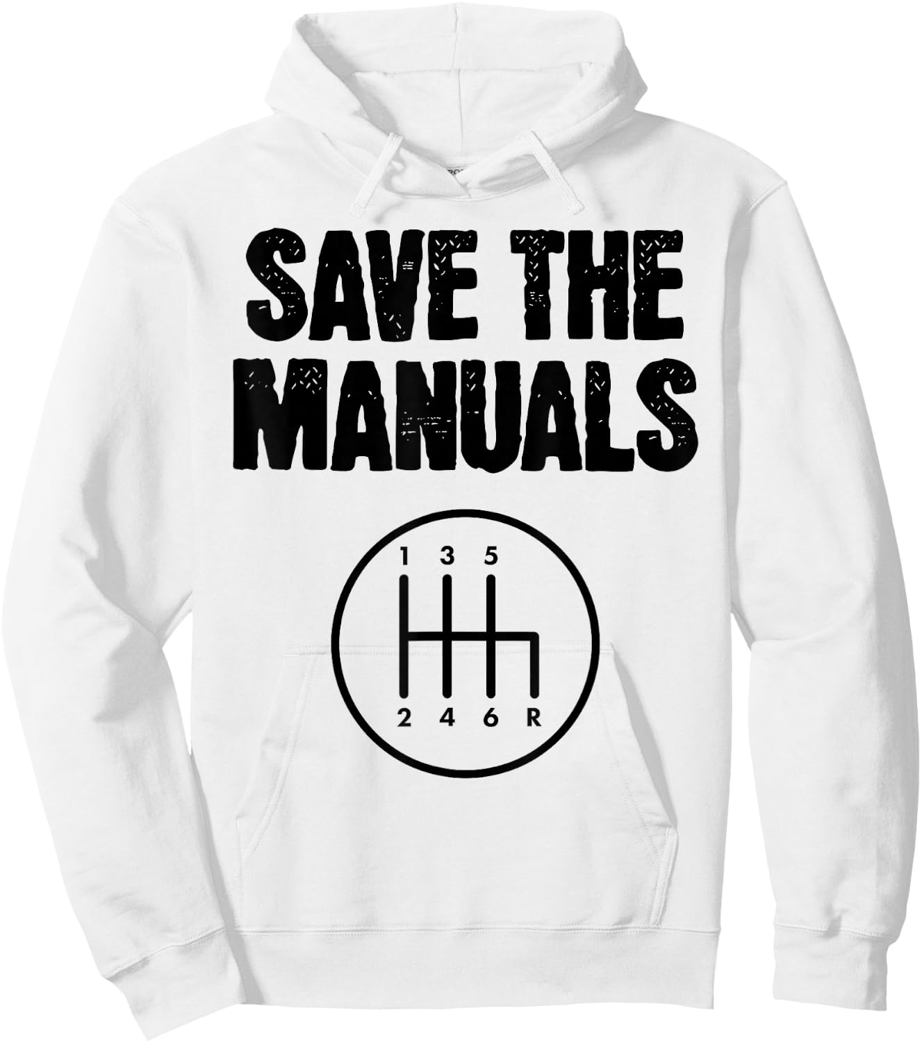 Save The Manuals Schaltgetriebe mit Schaltgetriebe Hoodie - Hoodie | White
