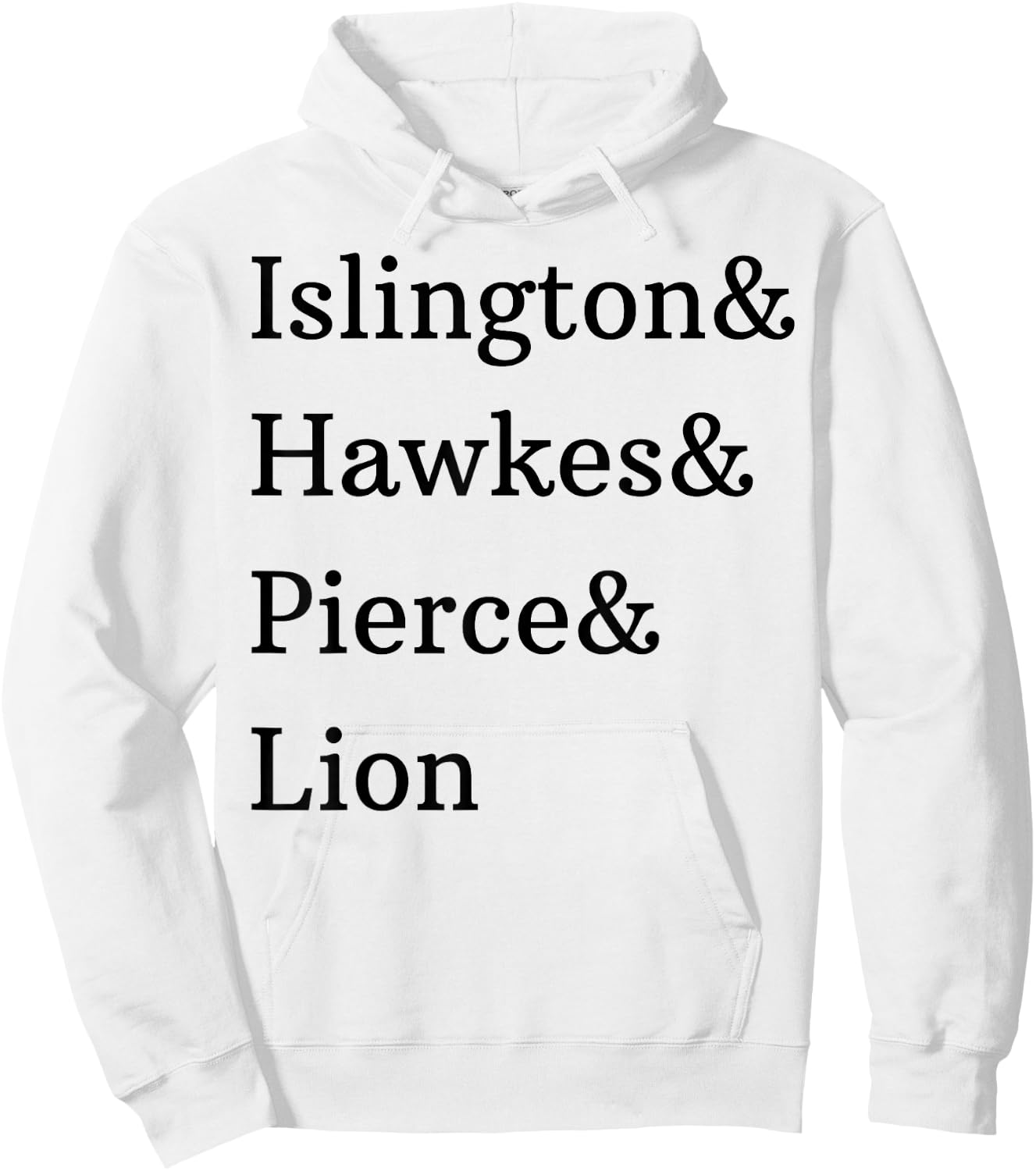Islington Hawkes Pierce Lion Hoodie - Hoodie | White