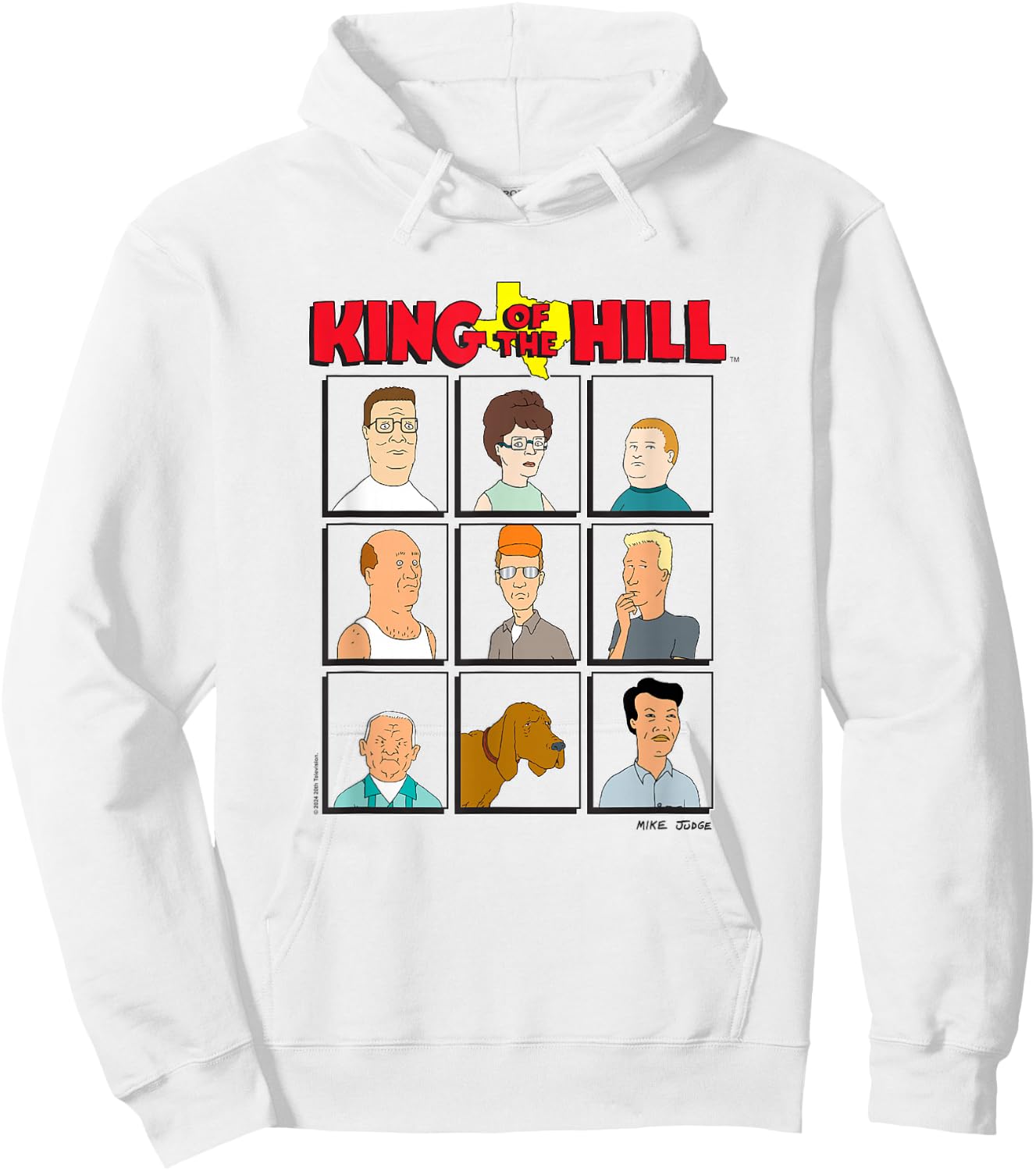 King Of The Hill Cast of Characters The Neighbor Bunch Hoodie - Hoodie | White