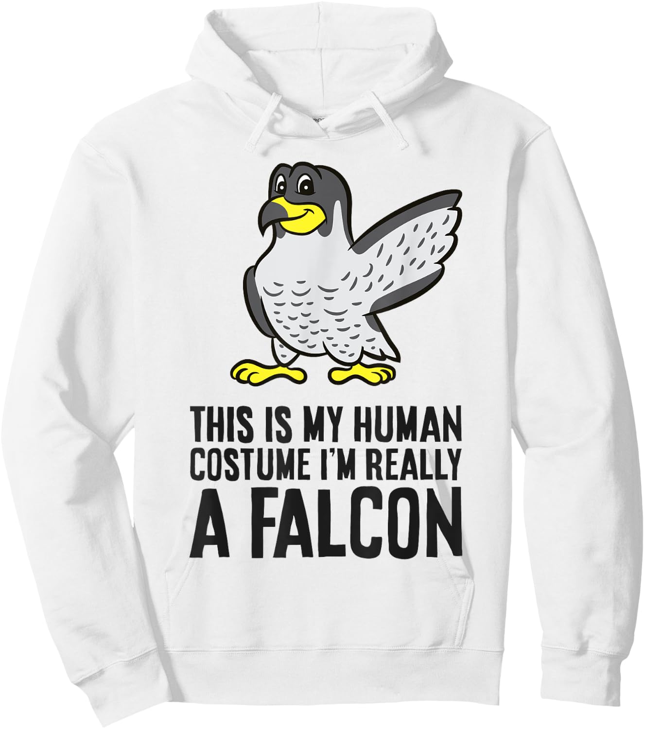 This Is My Human Costume I'm Really A Falcon Hoodie - Hoodie | White
