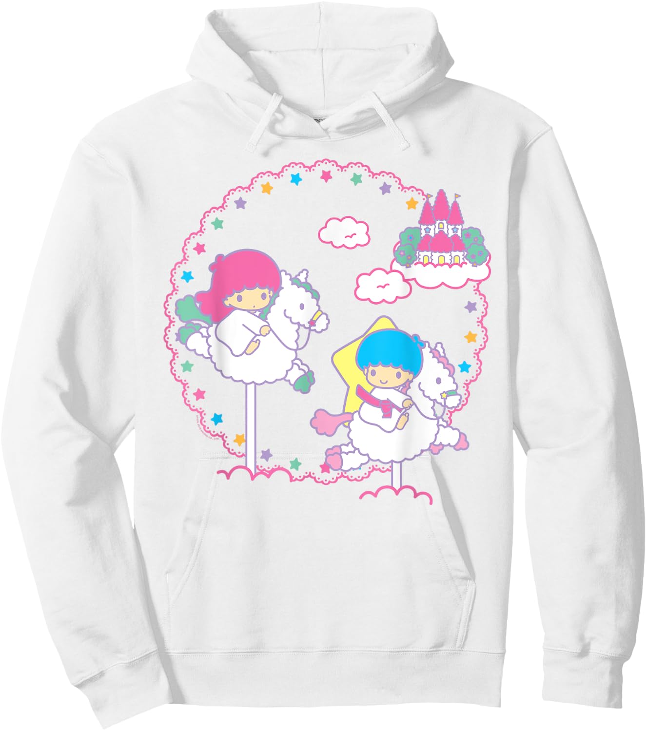 Little Twin Stars Cloud Dreamland Shirt Hoodie - Hoodie | White