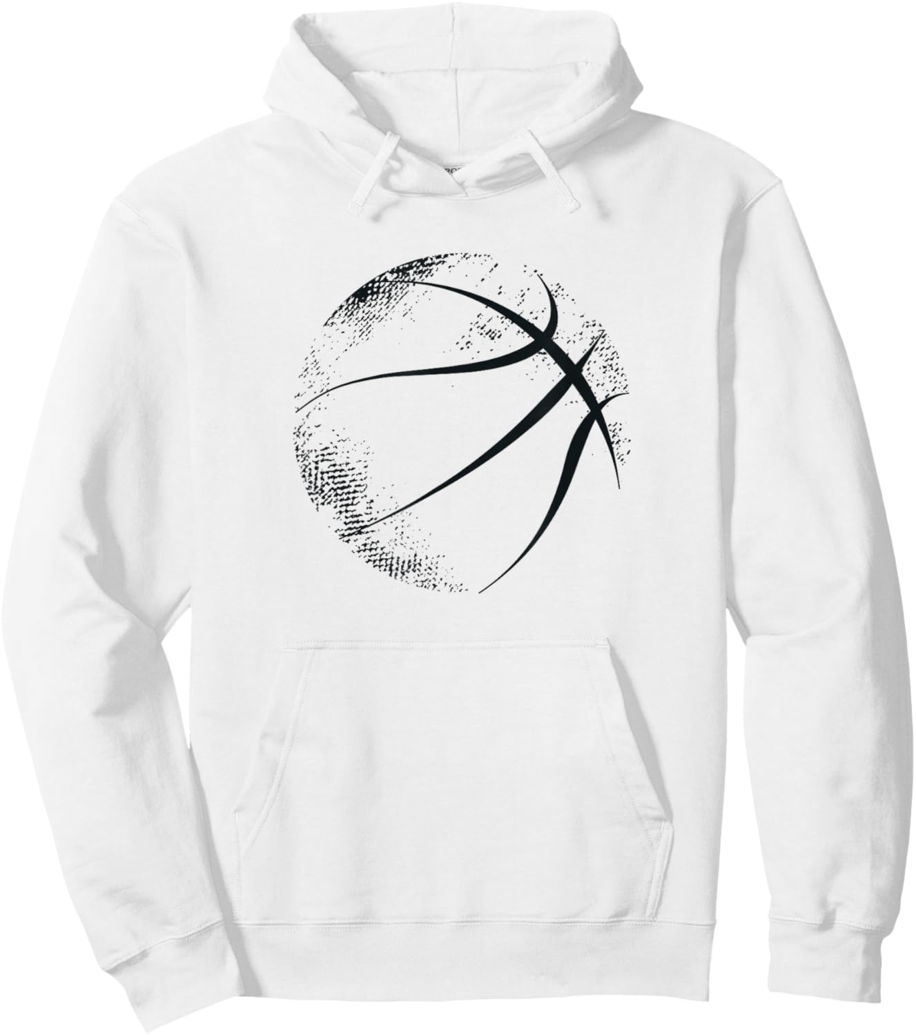 Basketball Graphic Basketball , White Hoodie - Hoodie | White