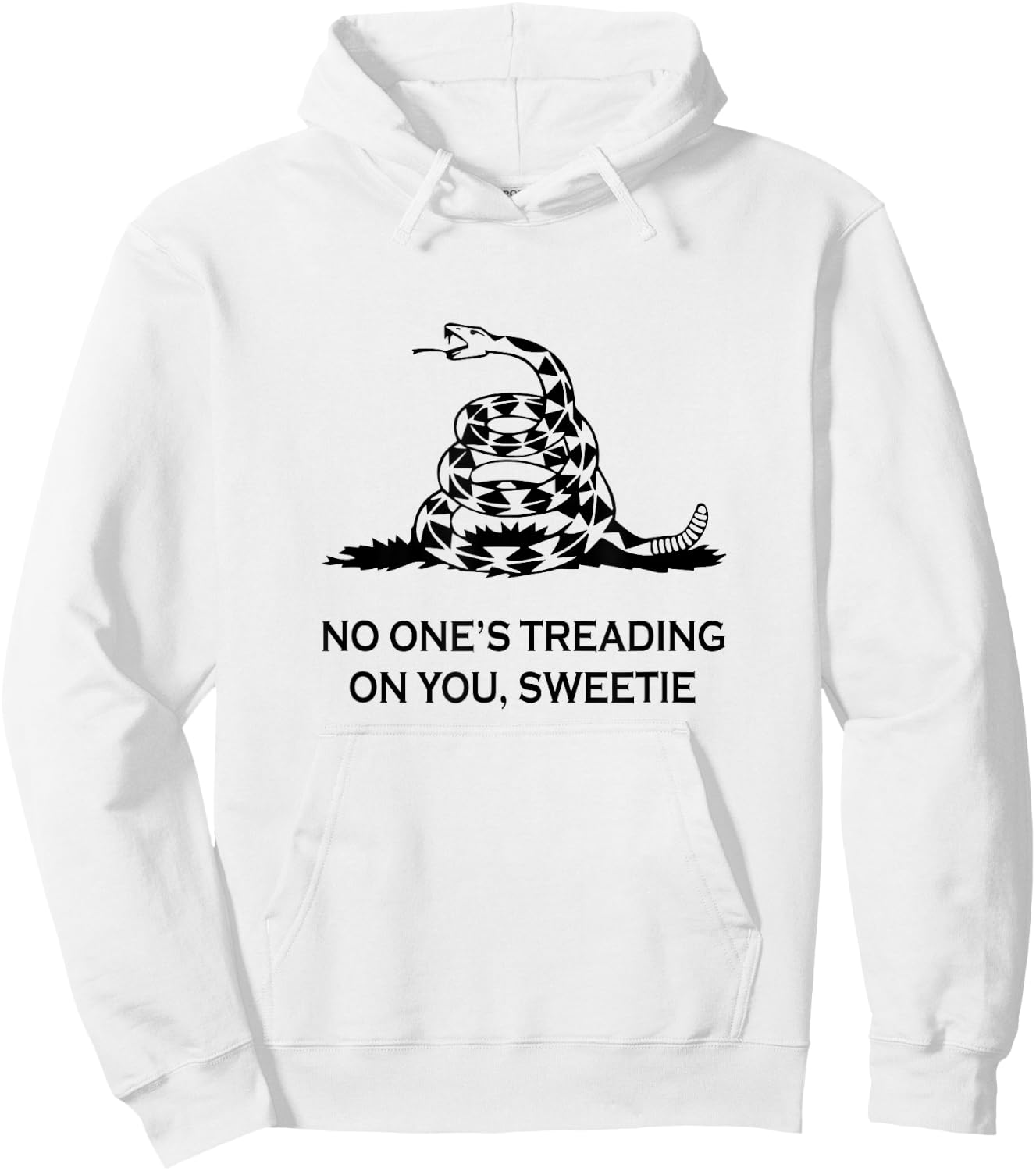 No One's Treading on You Sweetie Hoodie - Hoodie | White