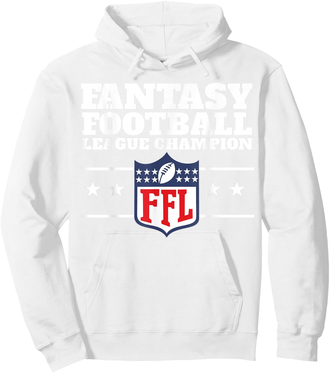 Fantasy Football League Champion Small Hoodie - Hoodie | White