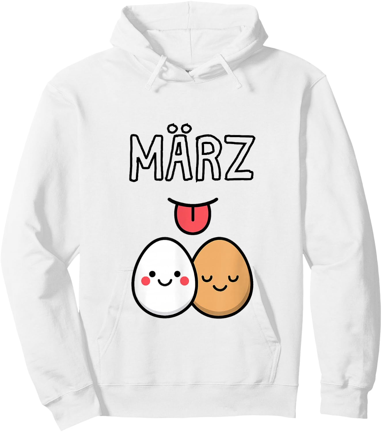 März leck Eier Vibes – Süße Eier Design – Meme Fans Edition Hoodie - Hoodie | White