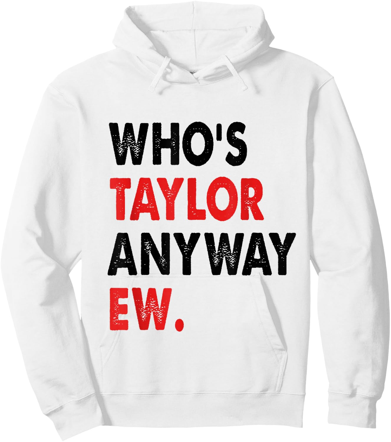 Taylor First Name Who Is Taylor Ew Girl Groovy 80's , White Hoodie - Hoodie | White