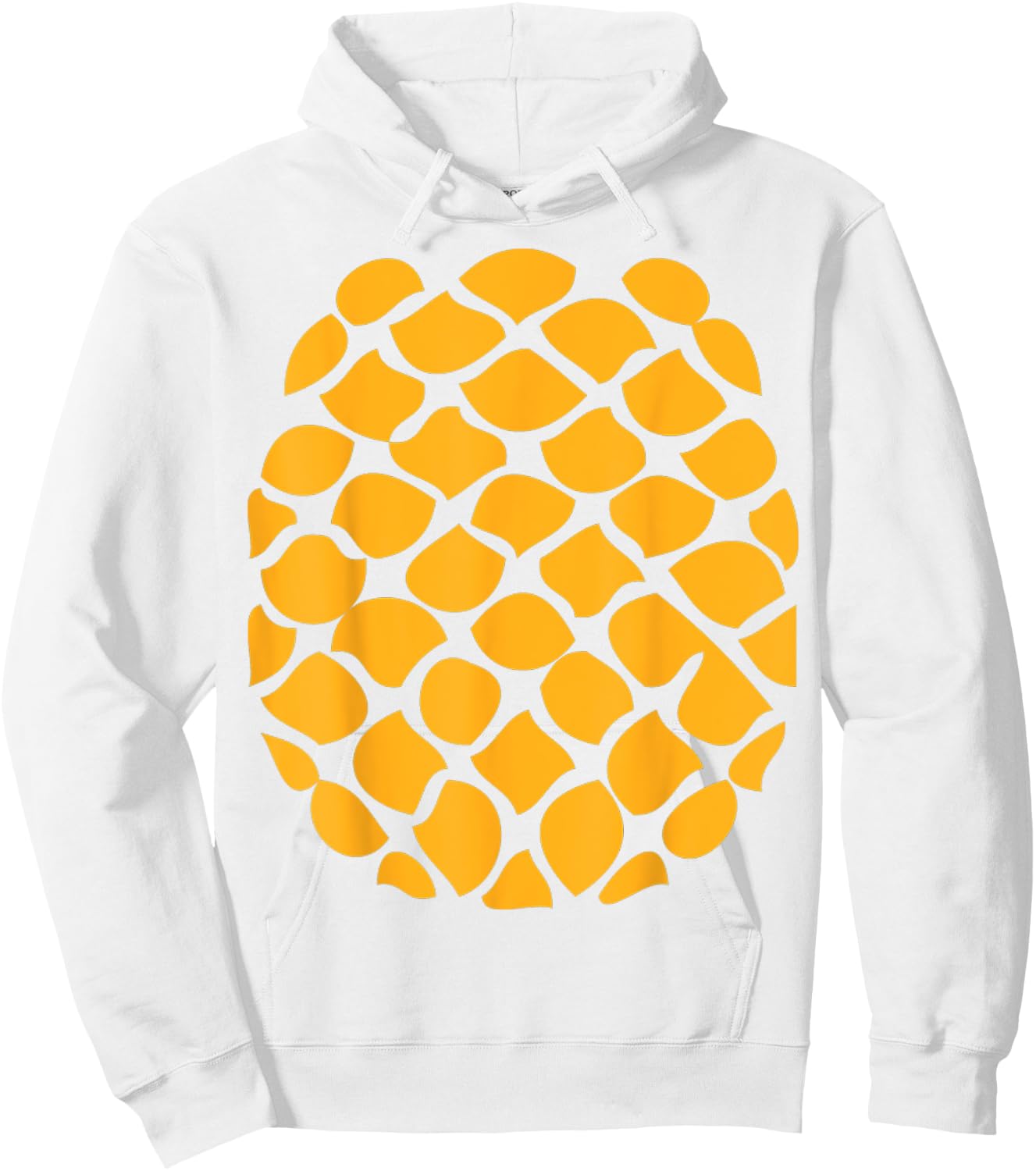 Pineapple Costume - Easy Cheap Halloween Costume Hoodie - Hoodie | White