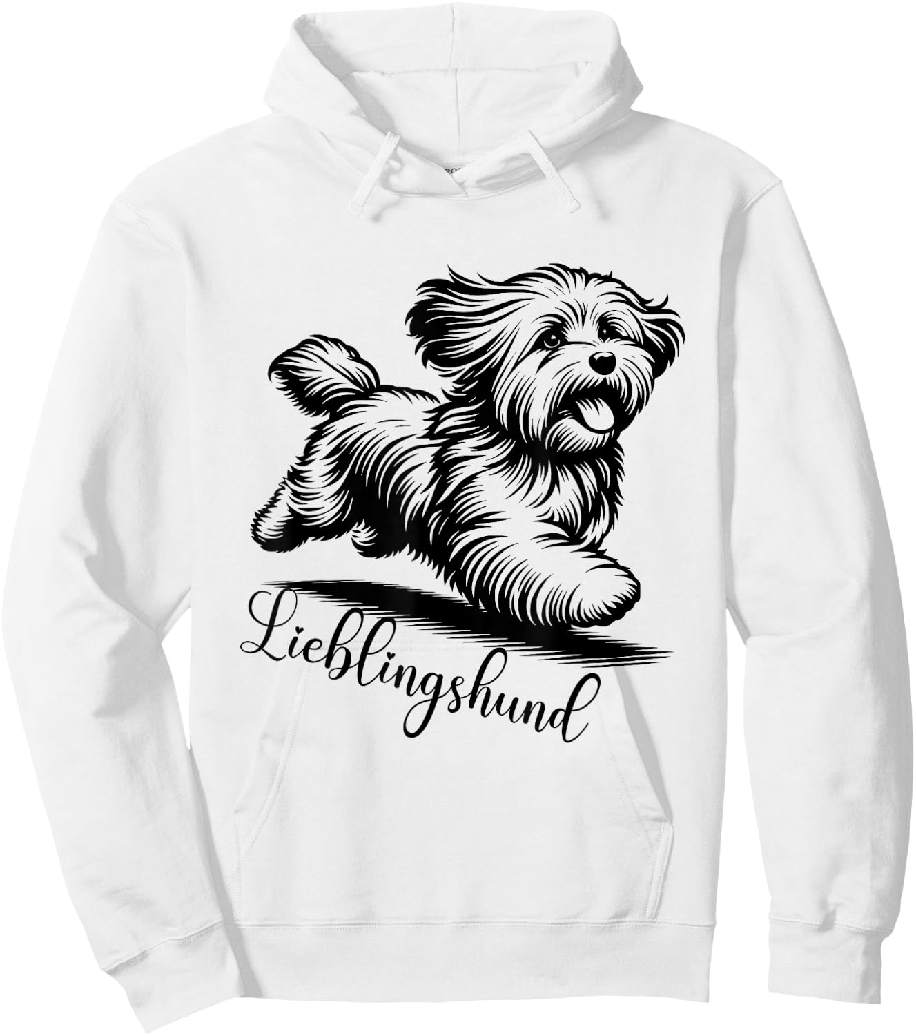 Havanese Dog , White Hoodie - Hoodie | White