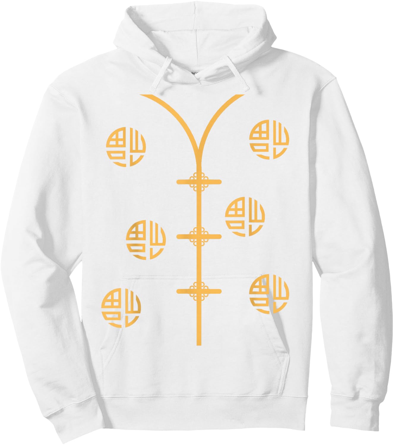 Chinese Vietnamese Lunar New Year Outfit Hoodie - Hoodie | White
