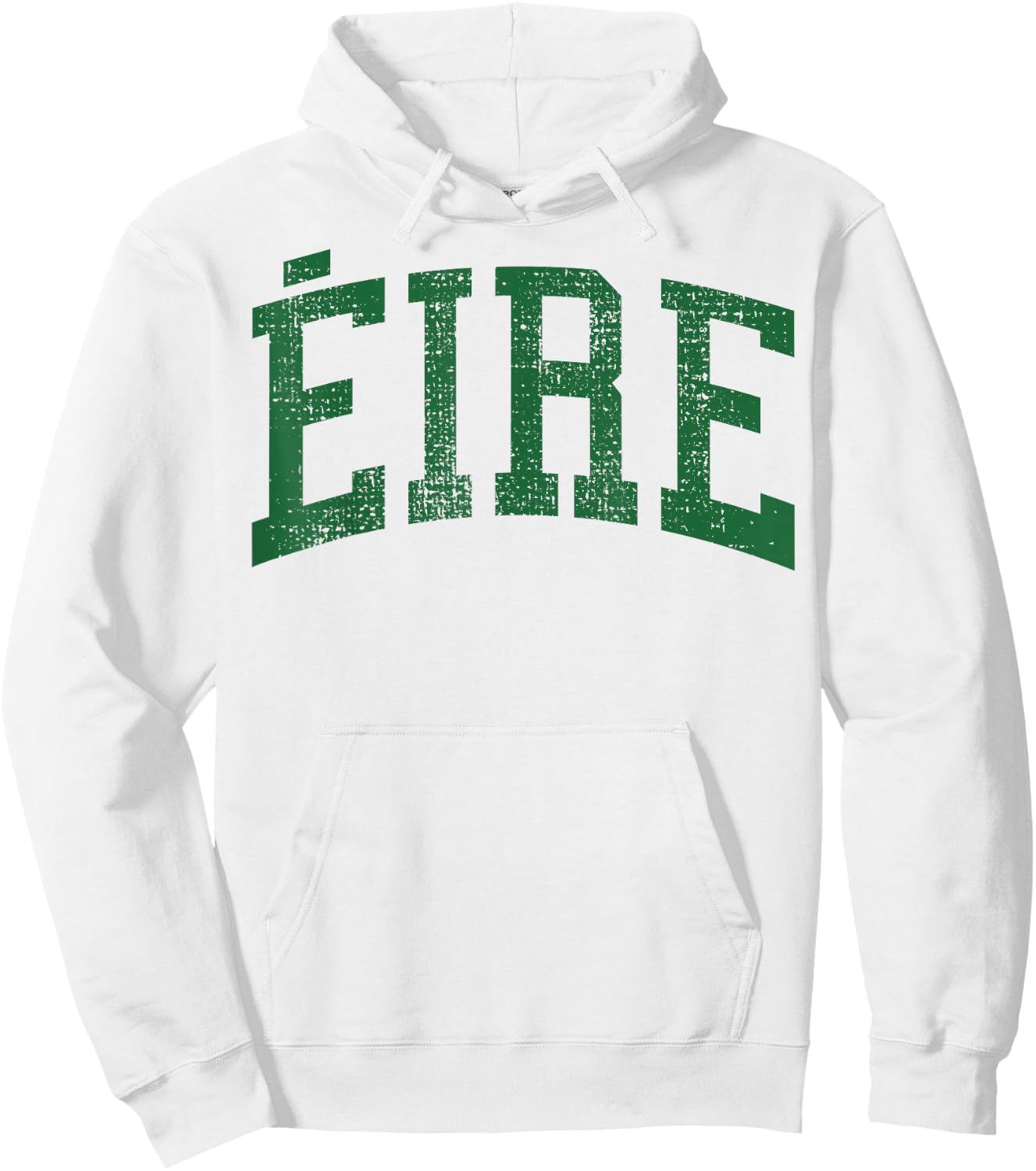 EIRE VintageGreen Ireland Irish St Patricks Day Hoodie - Hoodie | White