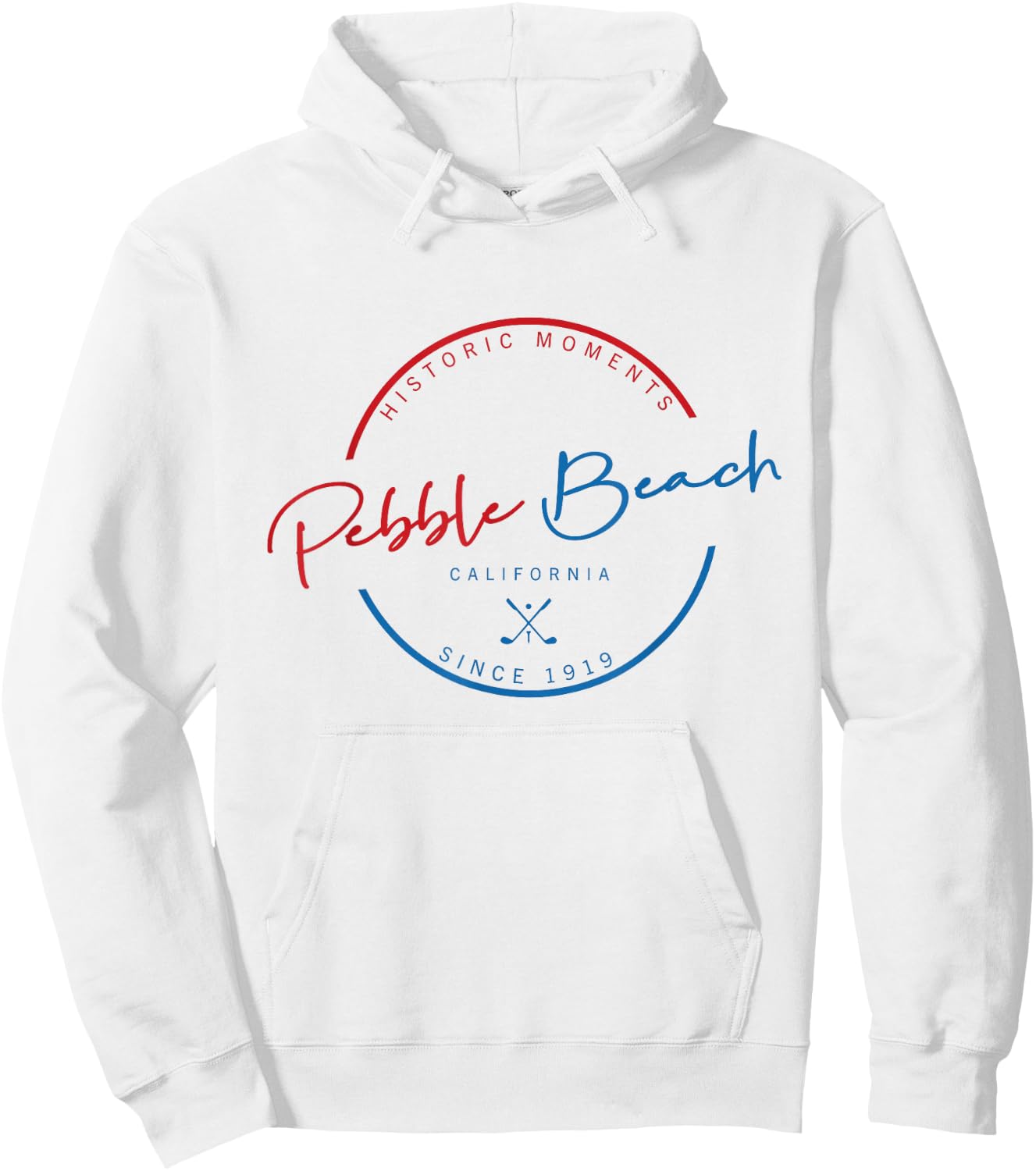 Pebble Beach Golf Hoodie - Hoodie | White
