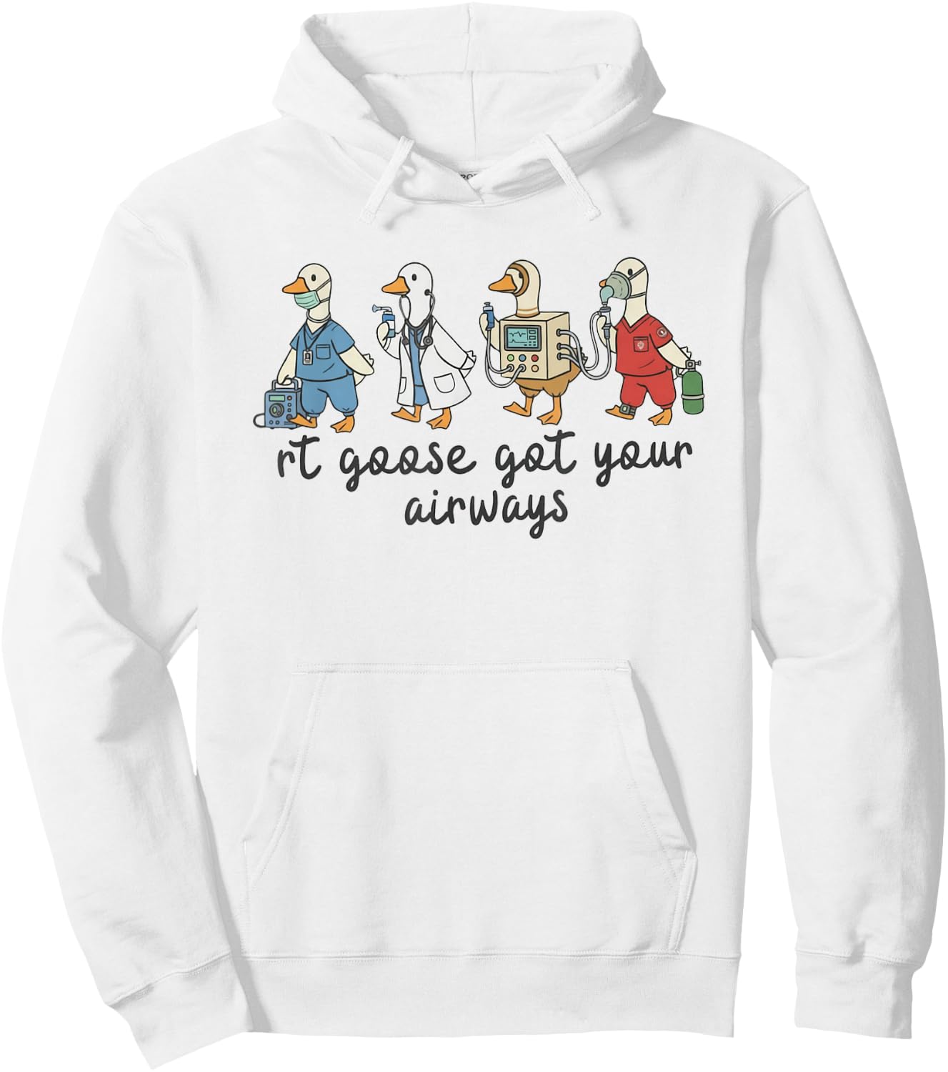 Retro Respiratory Therapy Student RT Appreciation RRT Hoodie - Hoodie | White