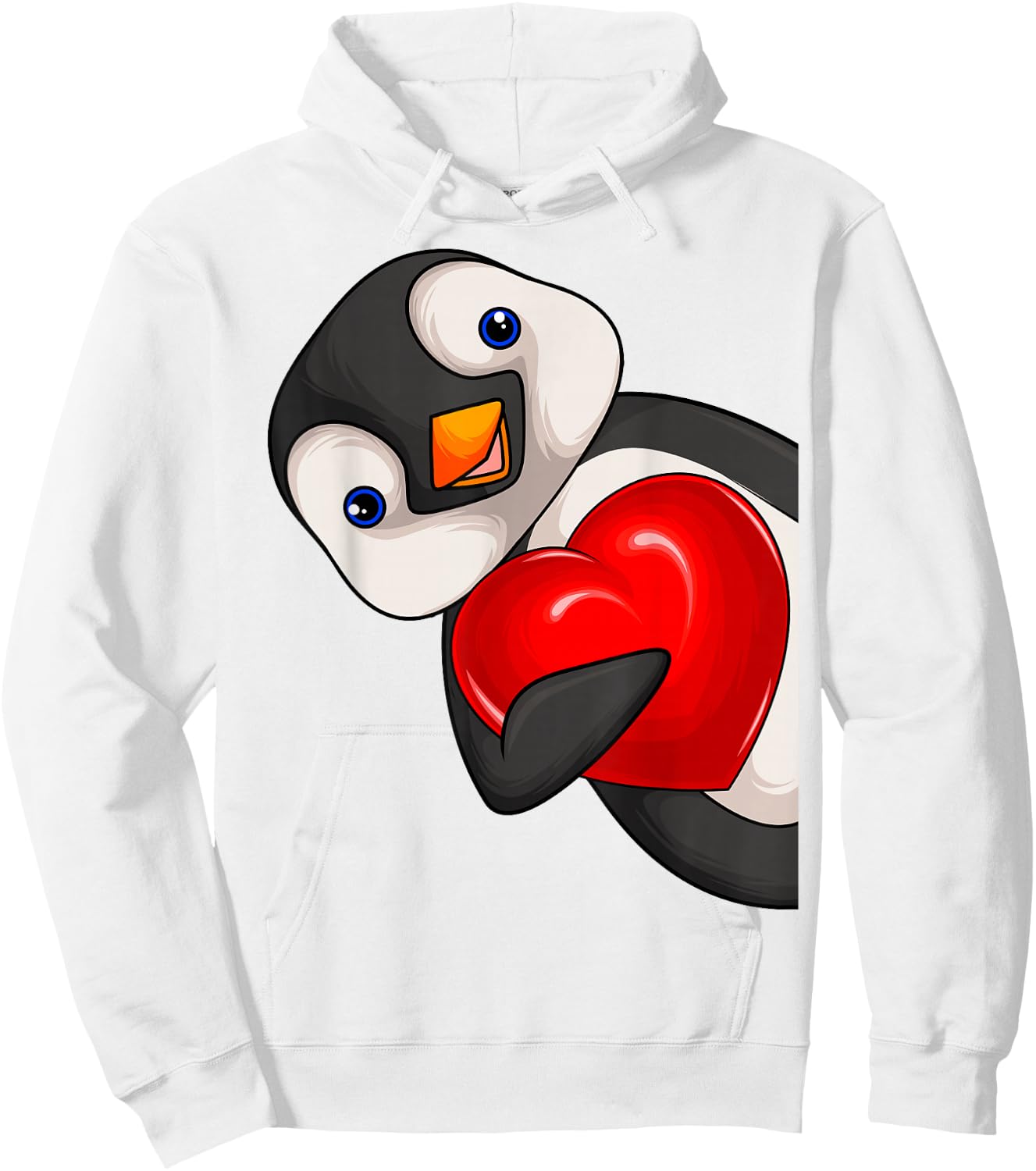 Penguin Girls Women Children Penguin Hoodie - Hoodie | White