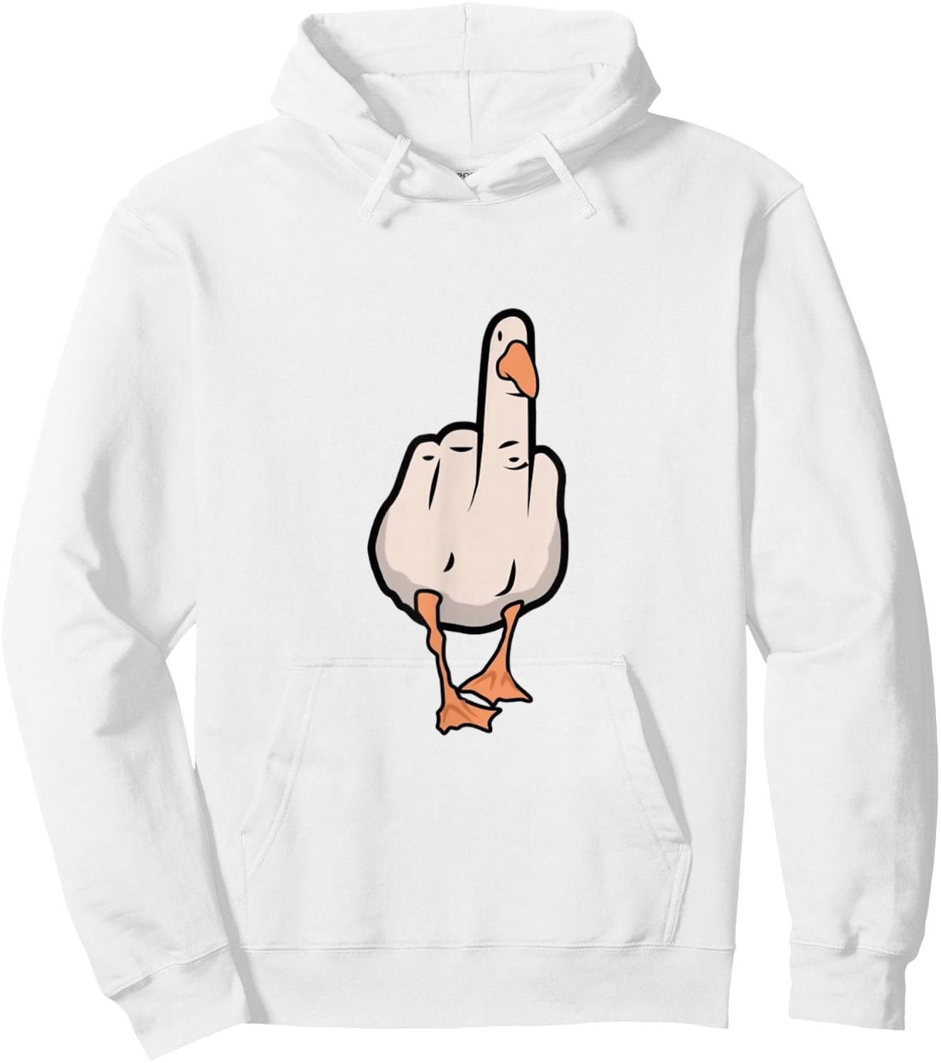 Anti-social duck Hoodie - Hoodie | White