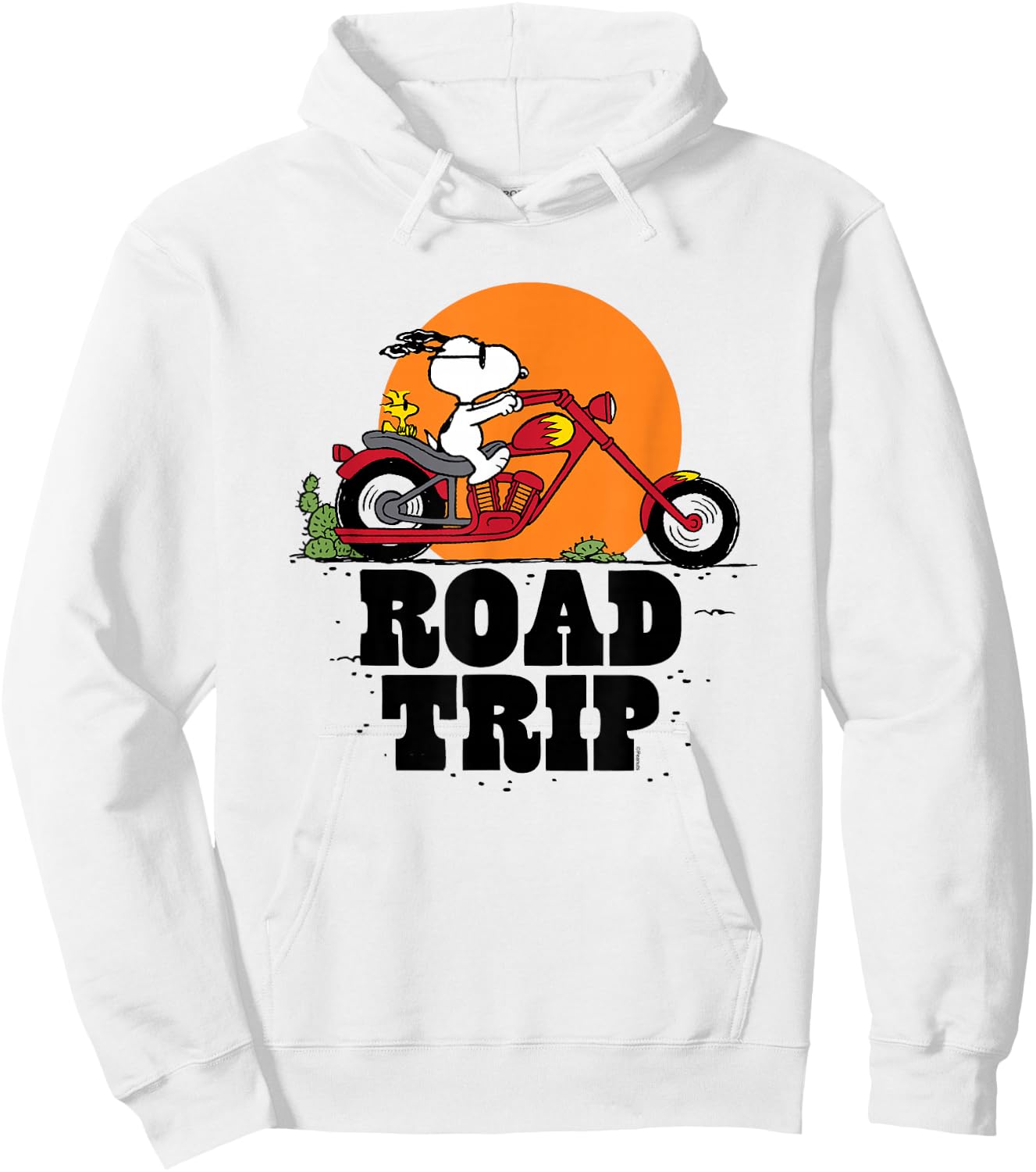 Peanuts Snoopy Road Trip , blue Hoodie - Hoodie | White