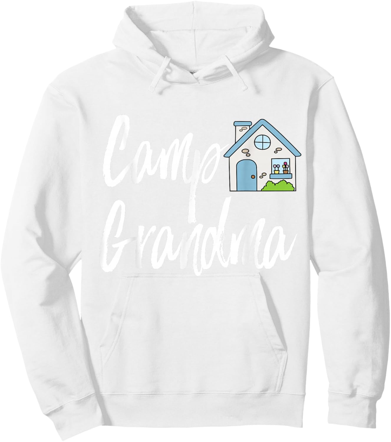 Camp Grandma Official | Summer at Grandma's House Hoodie - Hoodie | White