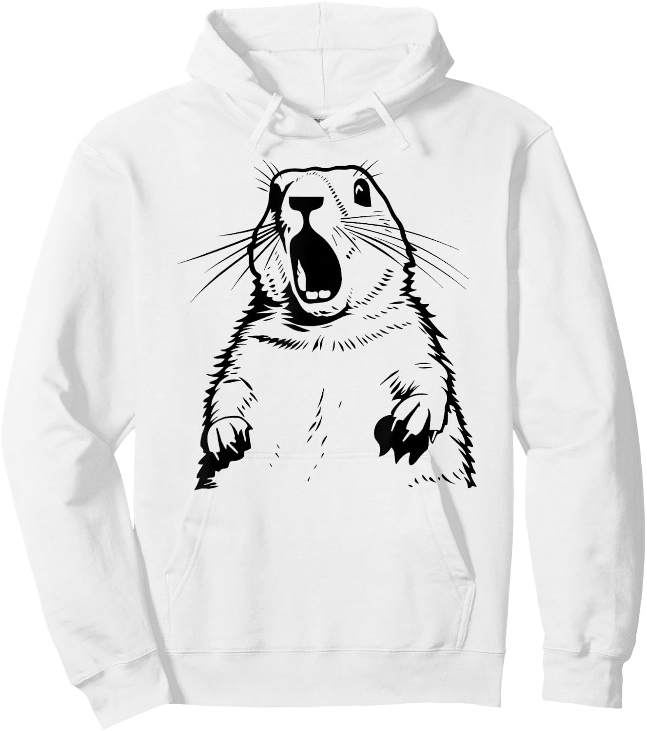 Prairie Dog Vintage for Prairie Dog Lover 60s 70s Retro Hoodie - Hoodie | White