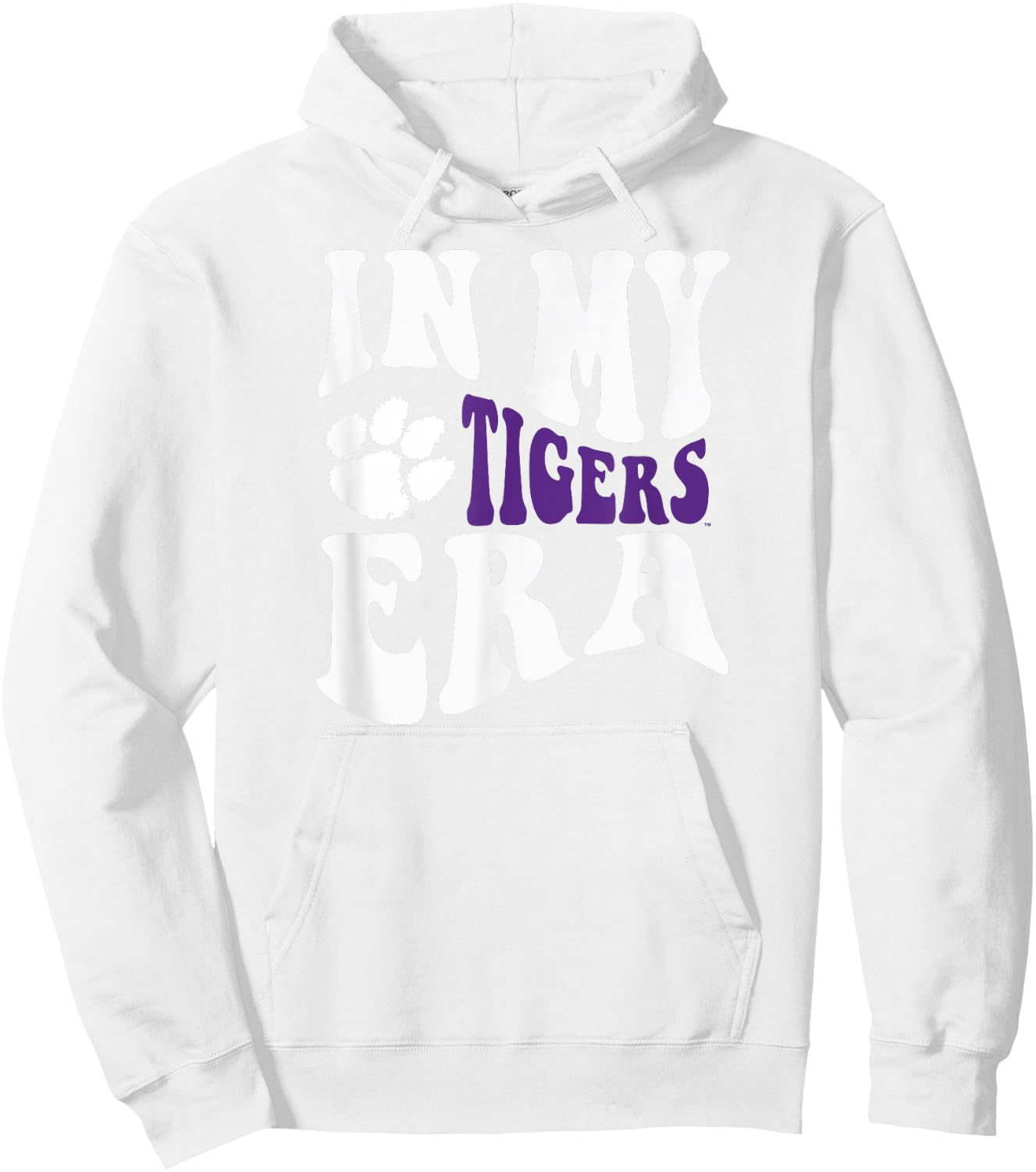 Clemson Tigers Era Orange Officially Licensed Hoodie - Hoodie | White