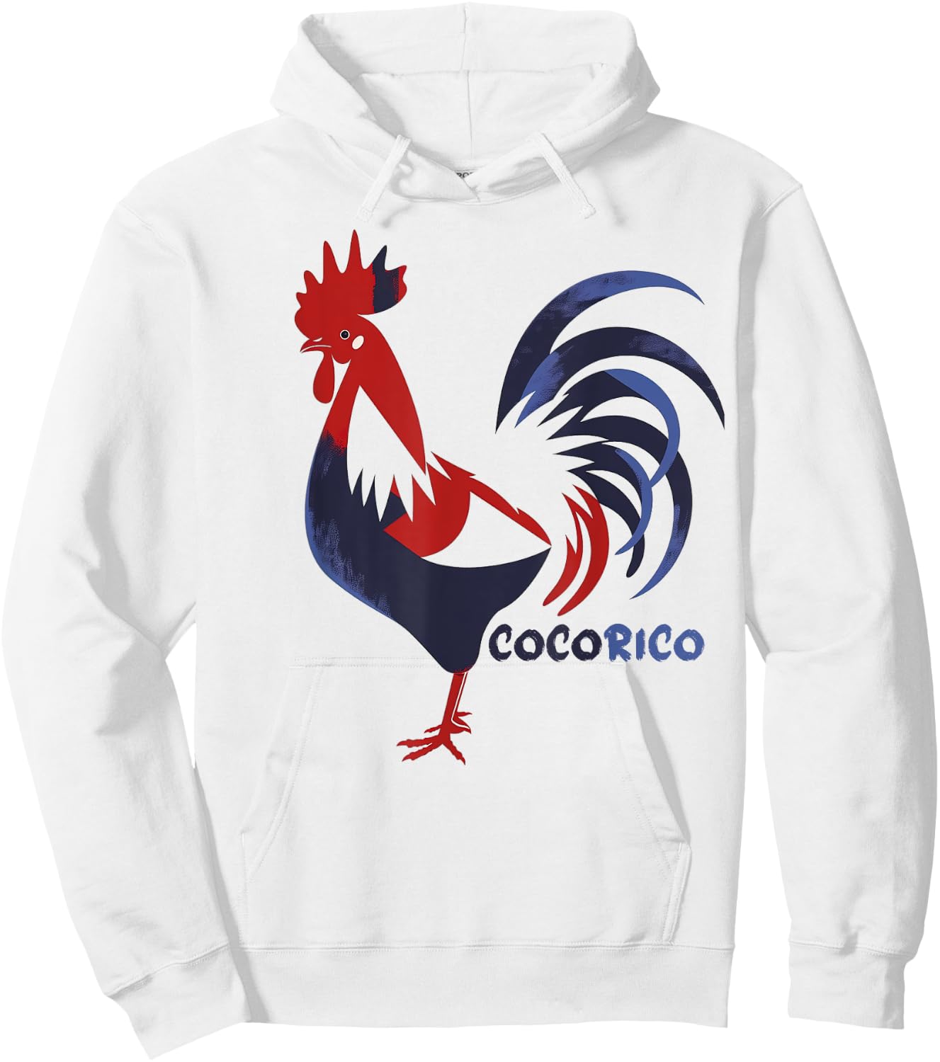 Cocorico Coq Symbol French Patriot Pride France Hoodie - Hoodie | White
