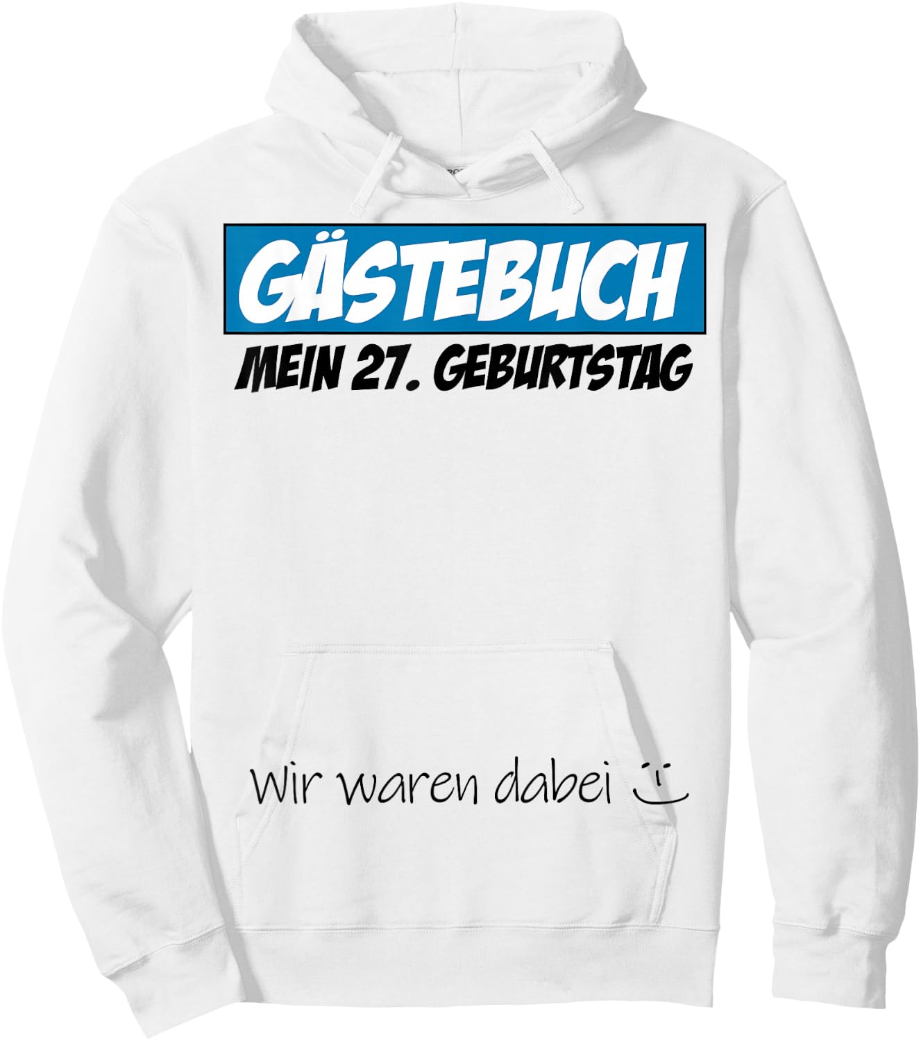 27. Geburtstag Mann Frau 27 Jahre 1998 Deko Lustig Geschenk Hoodie - Hoodie | White