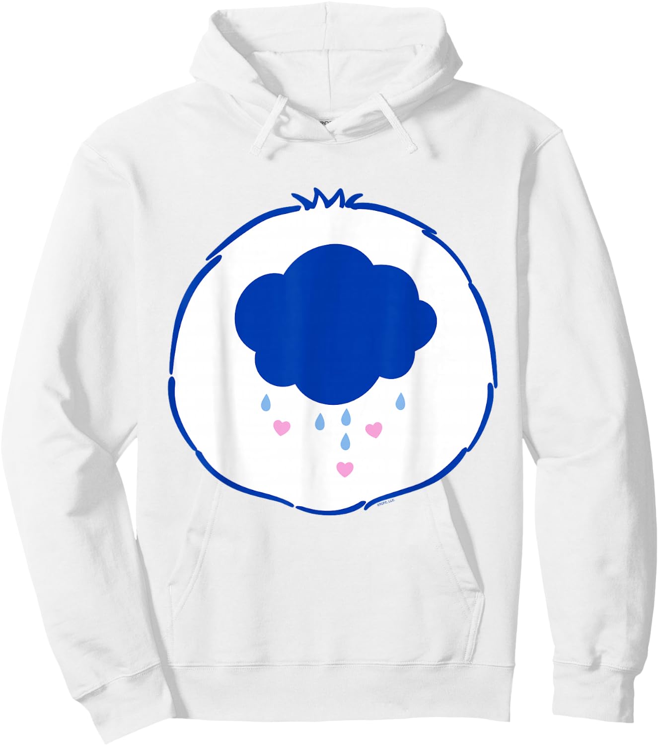 Care Bears Grumpy Belly Hoodie - Hoodie | White
