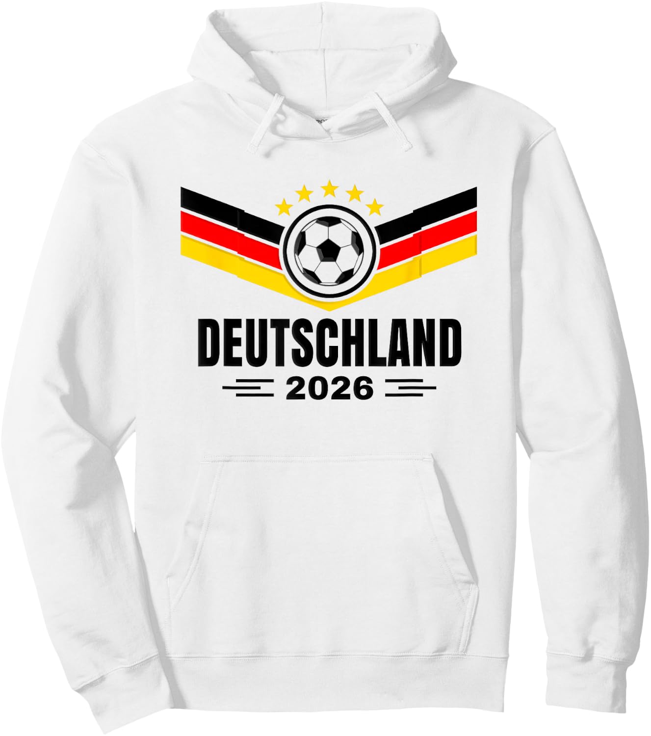 Sports Shirt für Jungen Männer Deutschland 2026 Deutschland Hoodie - Hoodie | White