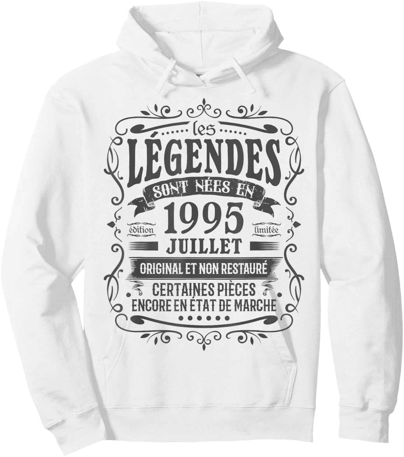 July 1995 Birthday 30 years Man Born In July 1995 Hoodie - Hoodie | White