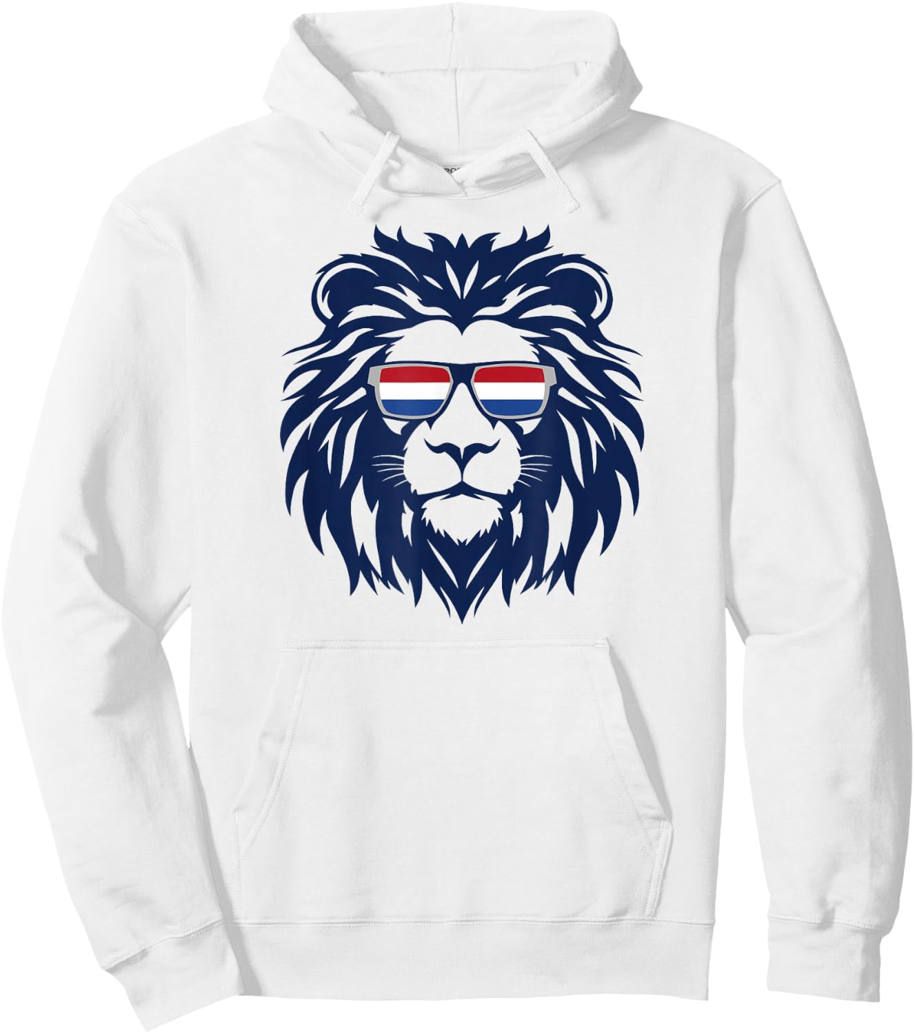Nederland Lion, Netherlands Flag. Holland Dutch, Orange Hoodie - Hoodie | White