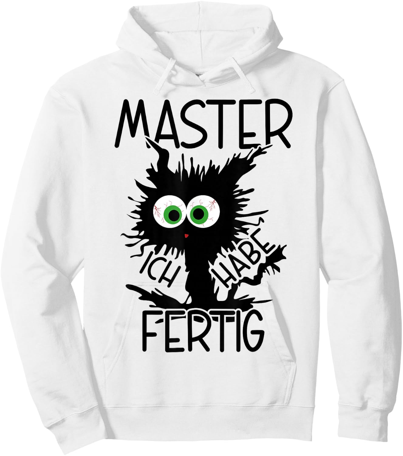 Master Ich Habe Fertig Master 2024 , gray Hoodie - Hoodie | White